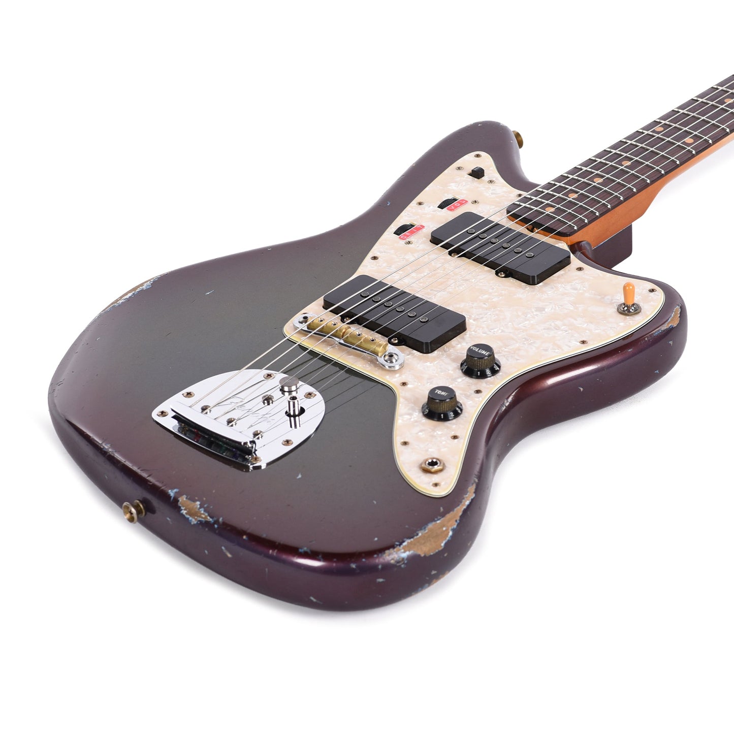 Fender Custom Shop 1959 Jazzmaster "Chicago Special" Relic No-Stripe Competition Burgundy Master Built by Levi Perry