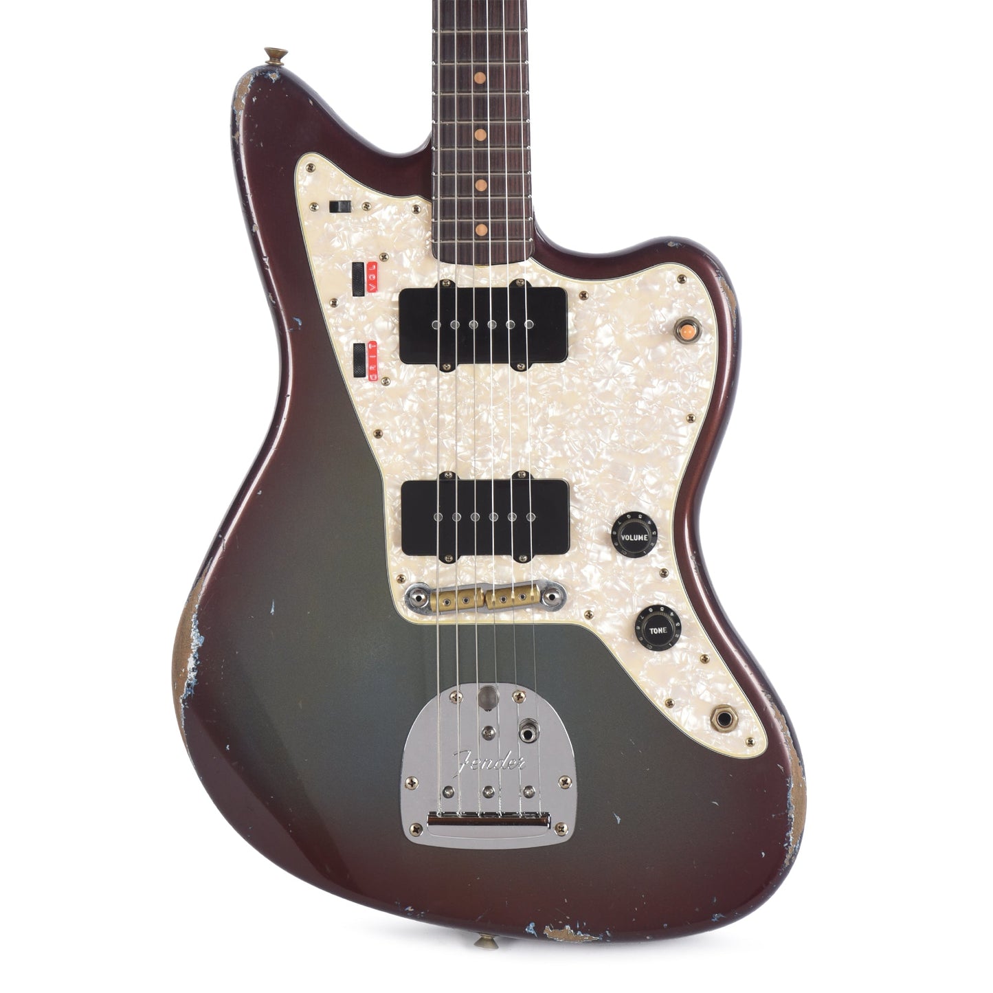 Fender Custom Shop 1959 Jazzmaster "Chicago Special" Relic No-Stripe Competition Burgundy Master Built by Levi Perry