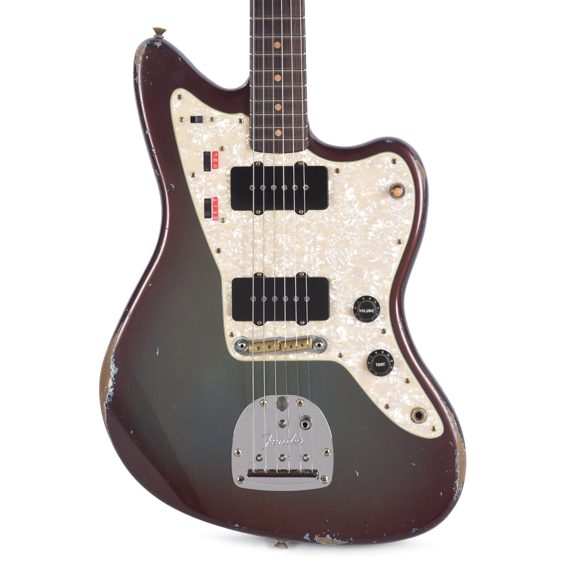 Fender Custom Shop 1959 Jazzmaster "Chicago Special" Relic No-Stripe Competition Burgundy Master Built by Levi Perry
