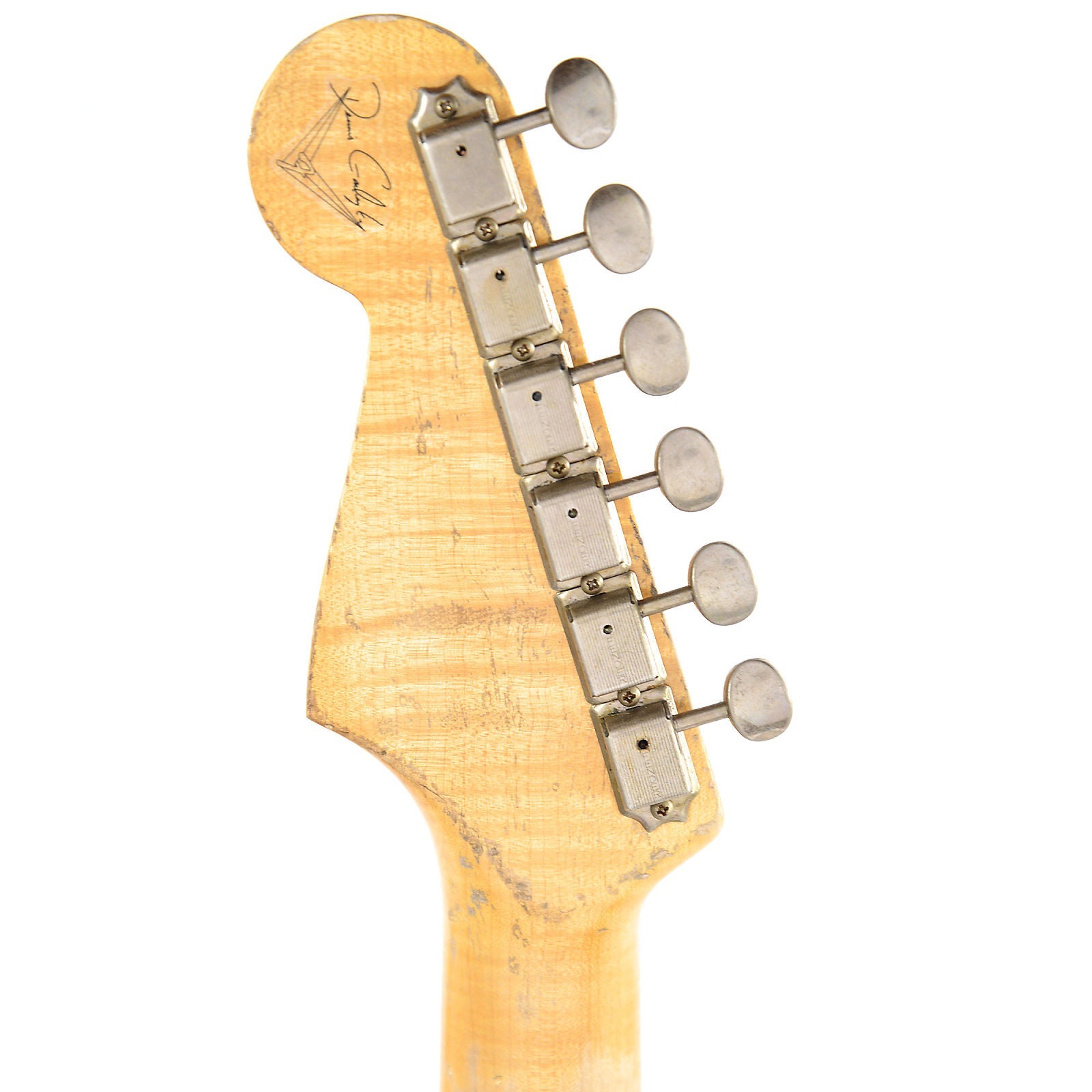 Fender Custom Shop 1960 Stratocaster Heavy Relic RW Olympic White Over 3 Tone Sunburst Master Built by Dennis Galuszka