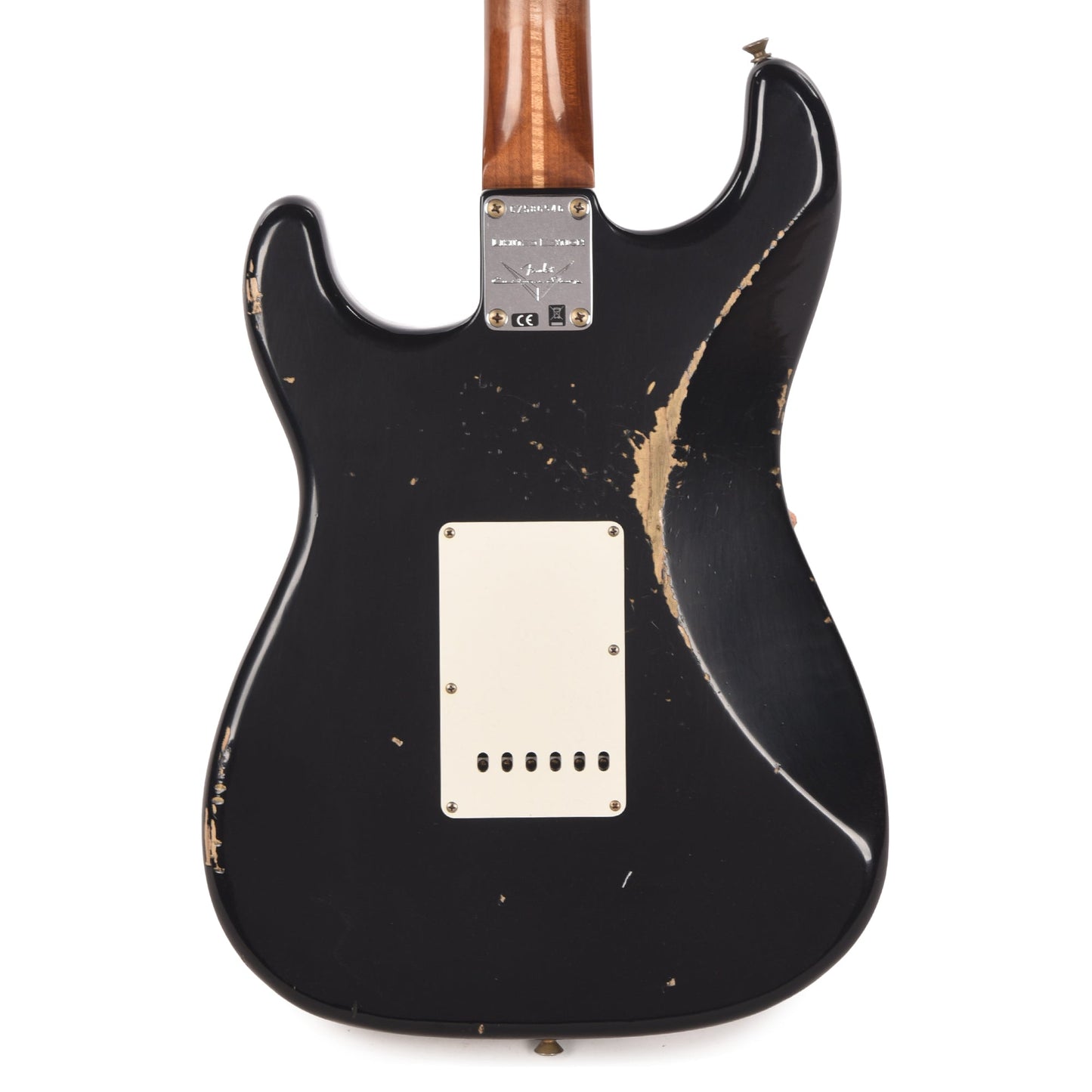 Fender Custom Shop 1960s Dual Mag II Stratocaster Relic Black w/Roasted Maple Neck & Lightweight Ash Body