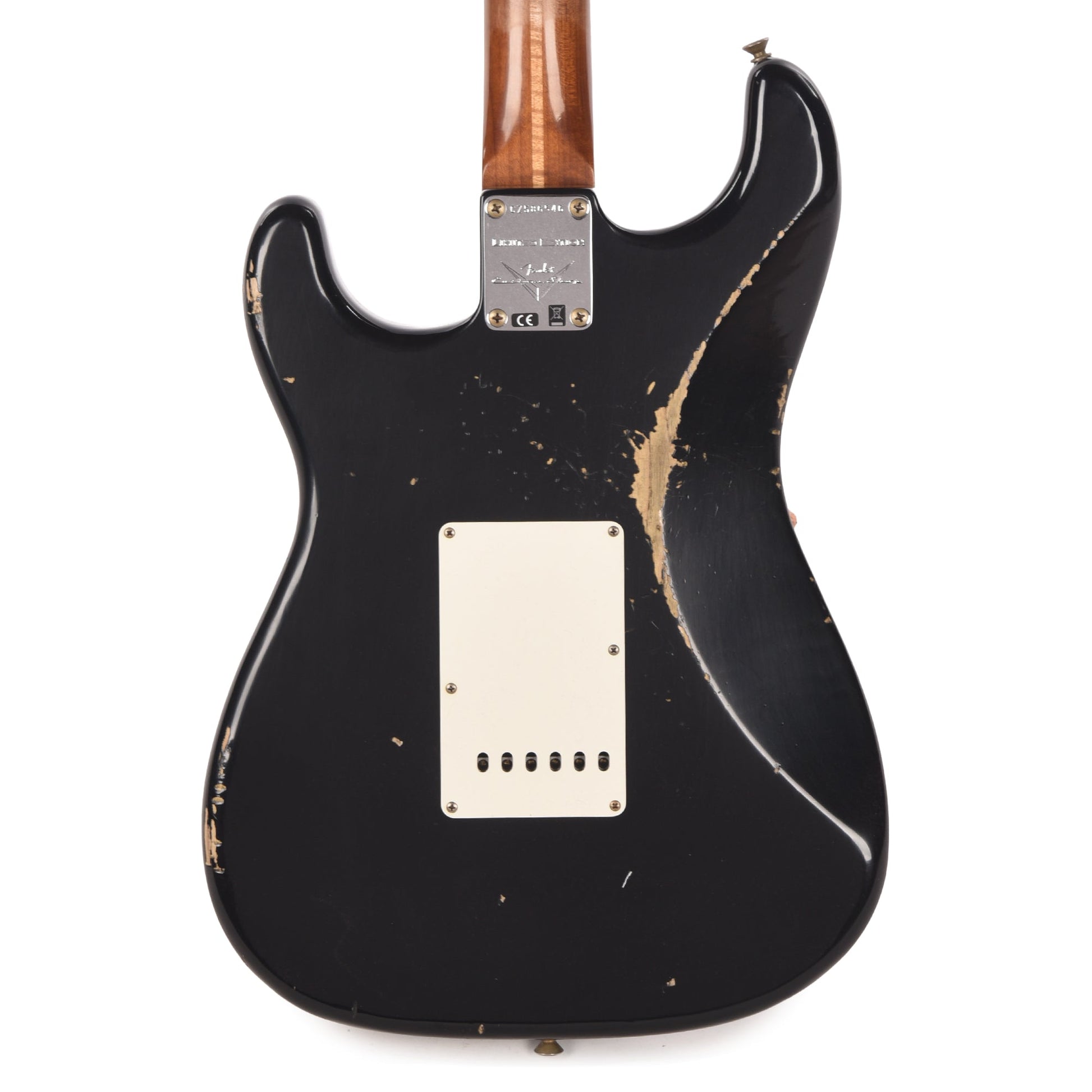 Fender Custom Shop 1960s Dual Mag II Stratocaster Relic Black w/Roasted Maple Neck & Lightweight Ash Body
