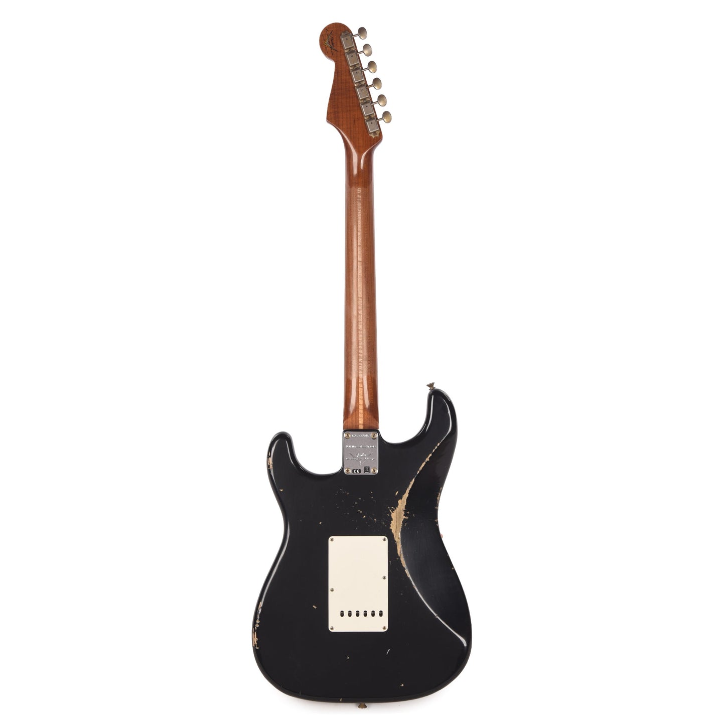 Fender Custom Shop 1960s Dual Mag II Stratocaster Relic Black w/Roasted Maple Neck & Lightweight Ash Body