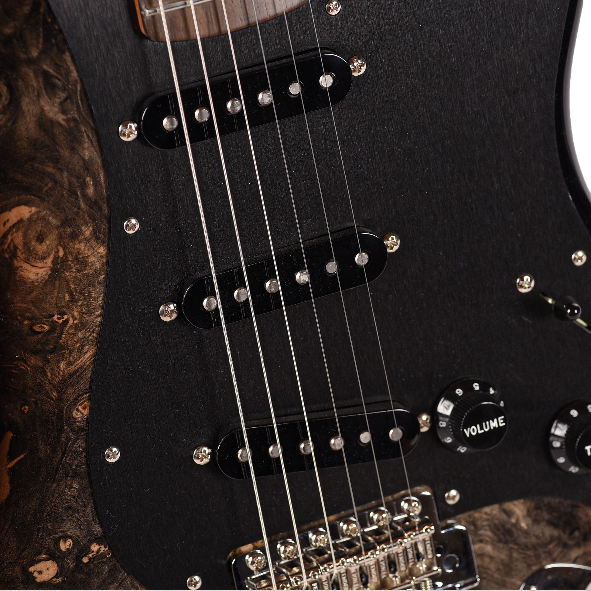 Fender Custom Shop 1960s Stratocaster Buckeye Burl Top Light Transparent Ebony Burst NOS Brazilian Rosewood Fingerboard Master Built by Dennis Galuszka w/Josefina Hand Wound Pickups