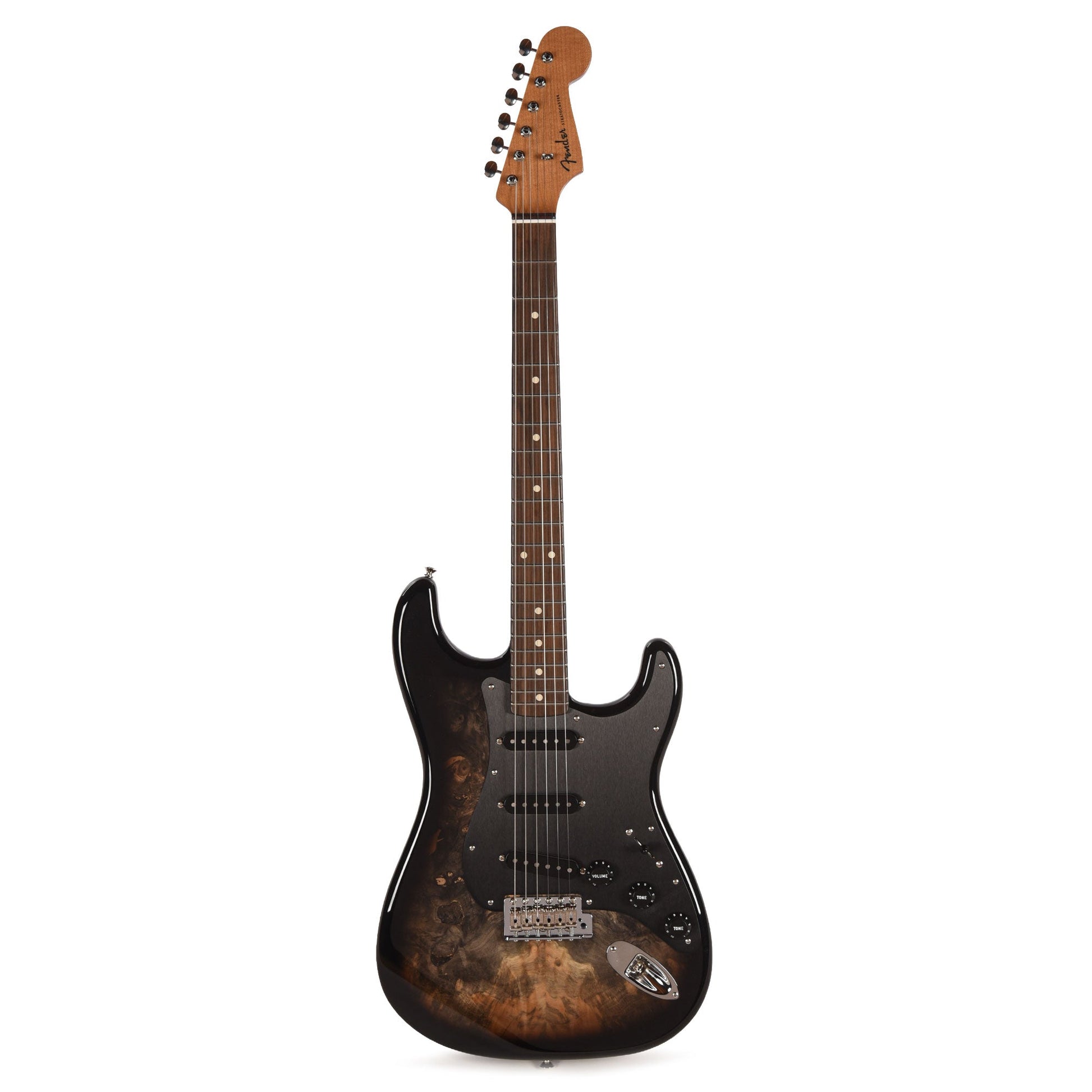 Fender Custom Shop 1960s Stratocaster Buckeye Burl Top Light Transparent Ebony Burst NOS Brazilian Rosewood Fingerboard Master Built by Dennis Galuszka w/Josefina Hand Wound Pickups