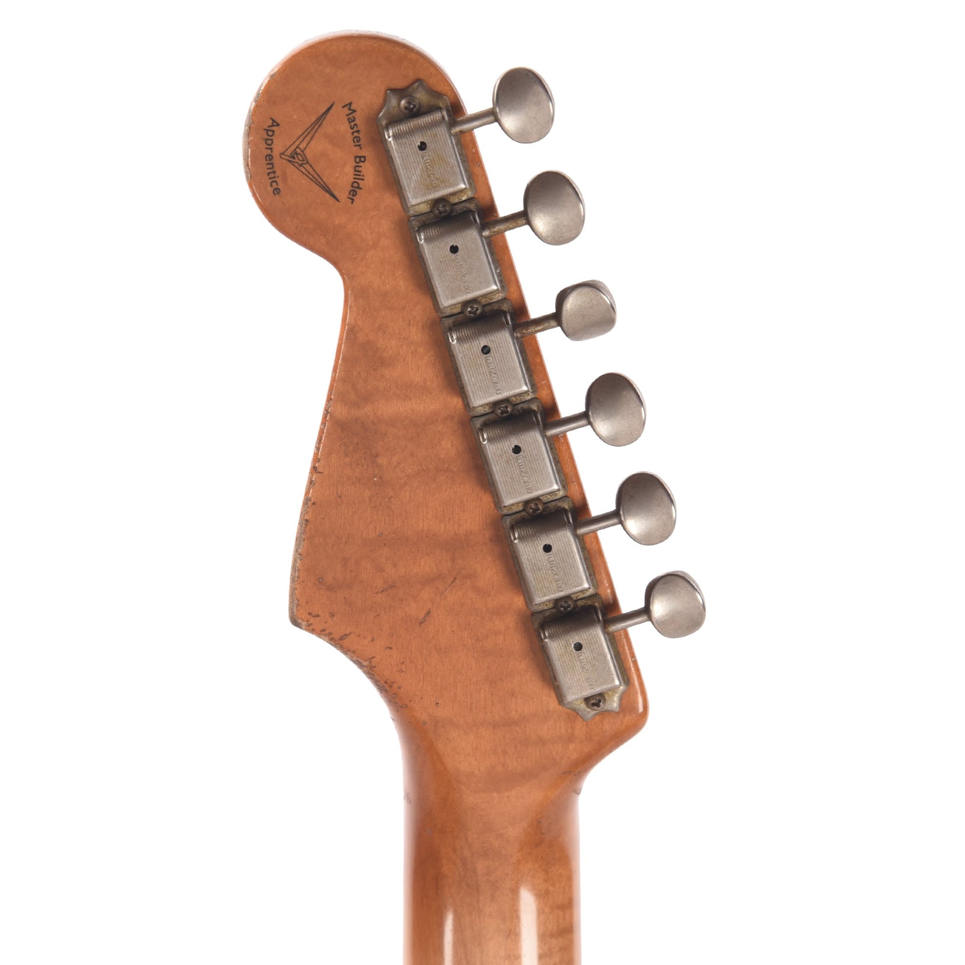 Fender Custom Shop 1962 AA Flame Neck Stratocaster Relic Aged Lake Placid Blue over Burnt Copper Masterbuilder Apprentice Built By Dan Gonzalez