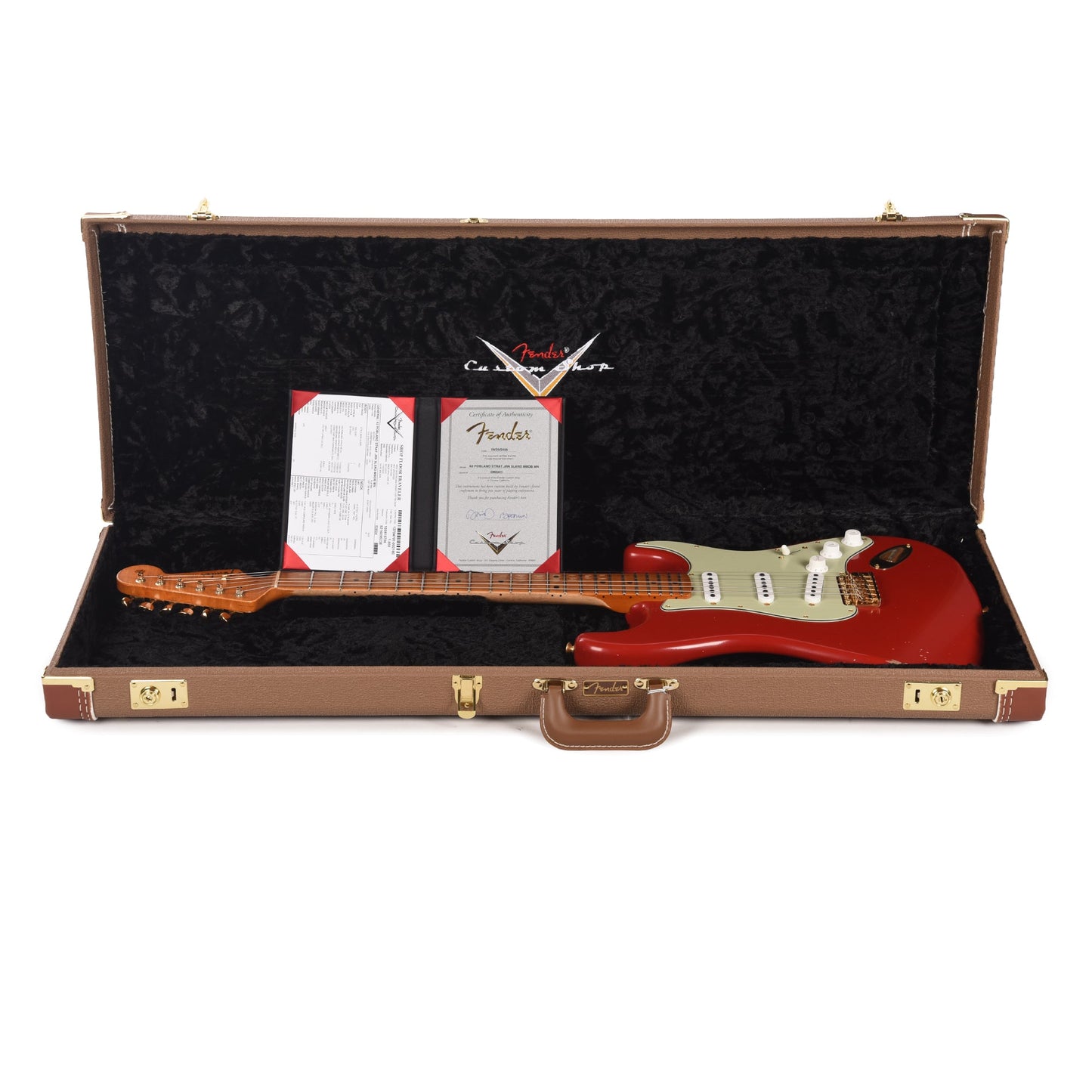 Fender Custom Shop 1962 Ancho Poblano Stratocaster Journeyman Relic Seminole Red Master Built by David Brown w/Josefina Hand-Wound Pickups