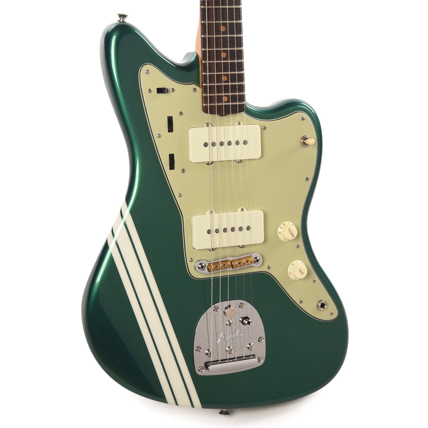 Fender Custom Shop 1962 Jazzmaster NOS British Racing Green w/Olympic White Competition Stripes