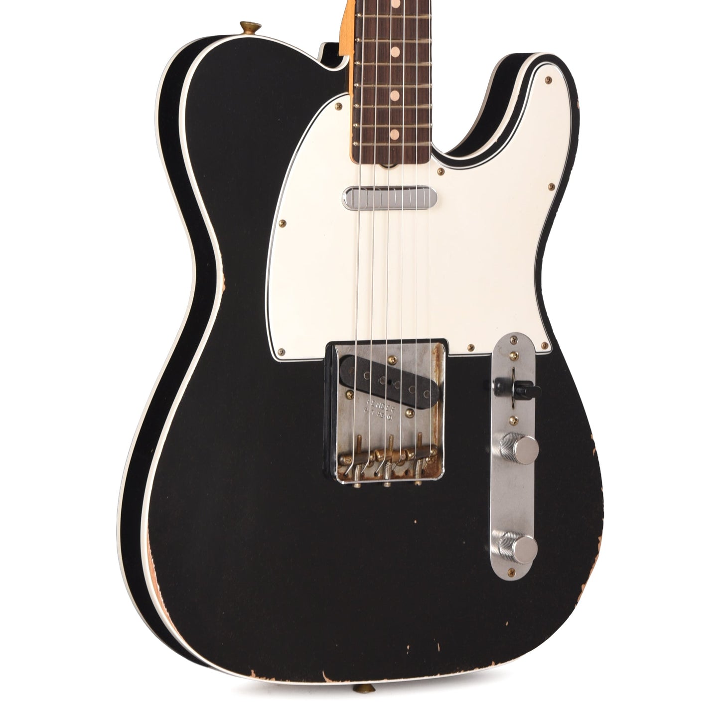 Fender Custom Shop 1963 Custom Telecaster Relic Black Master Built by David Brown w/Josefina Hand-Wound Pickups