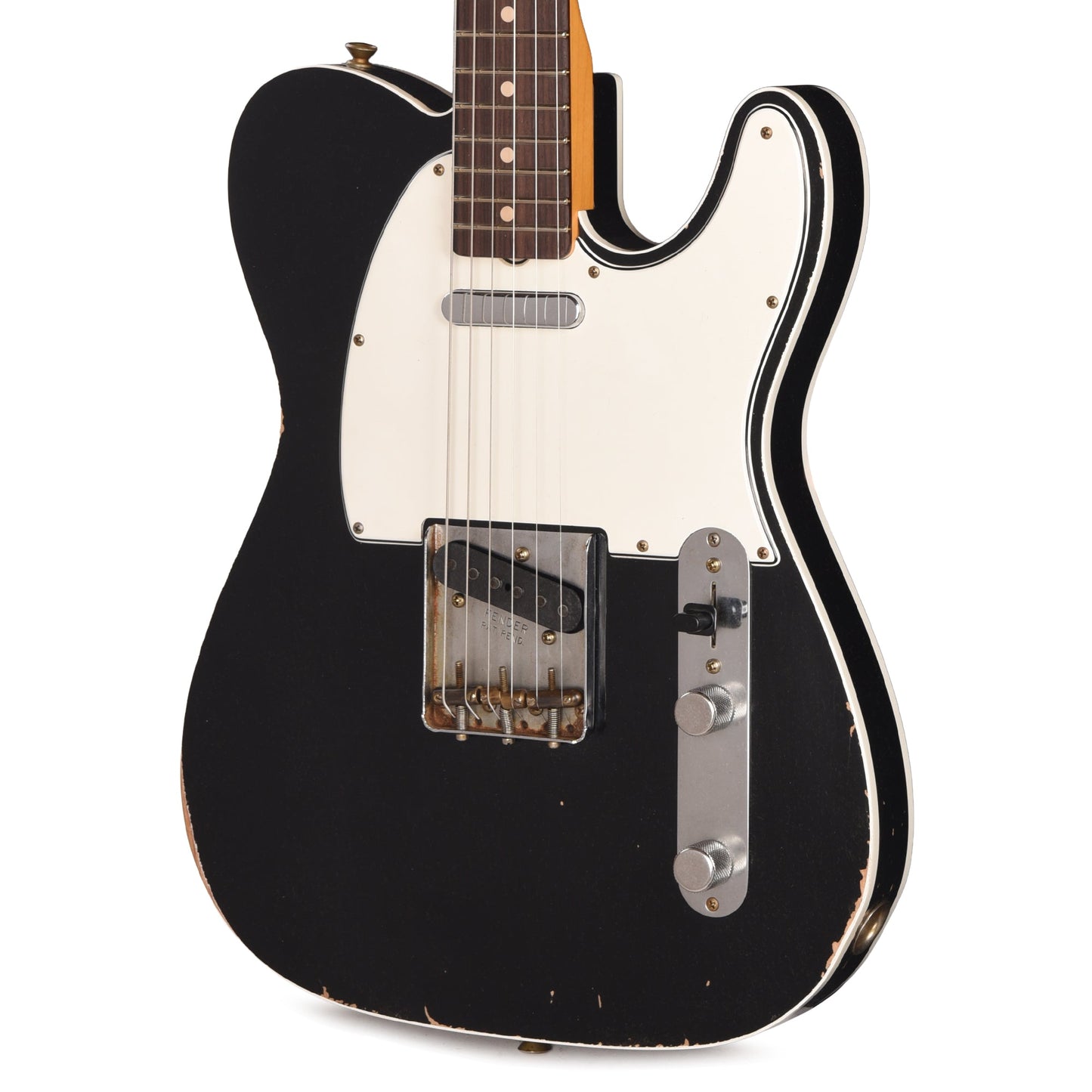 Fender Custom Shop 1963 Custom Telecaster Relic Black Master Built by David Brown w/Josefina Hand-Wound Pickups