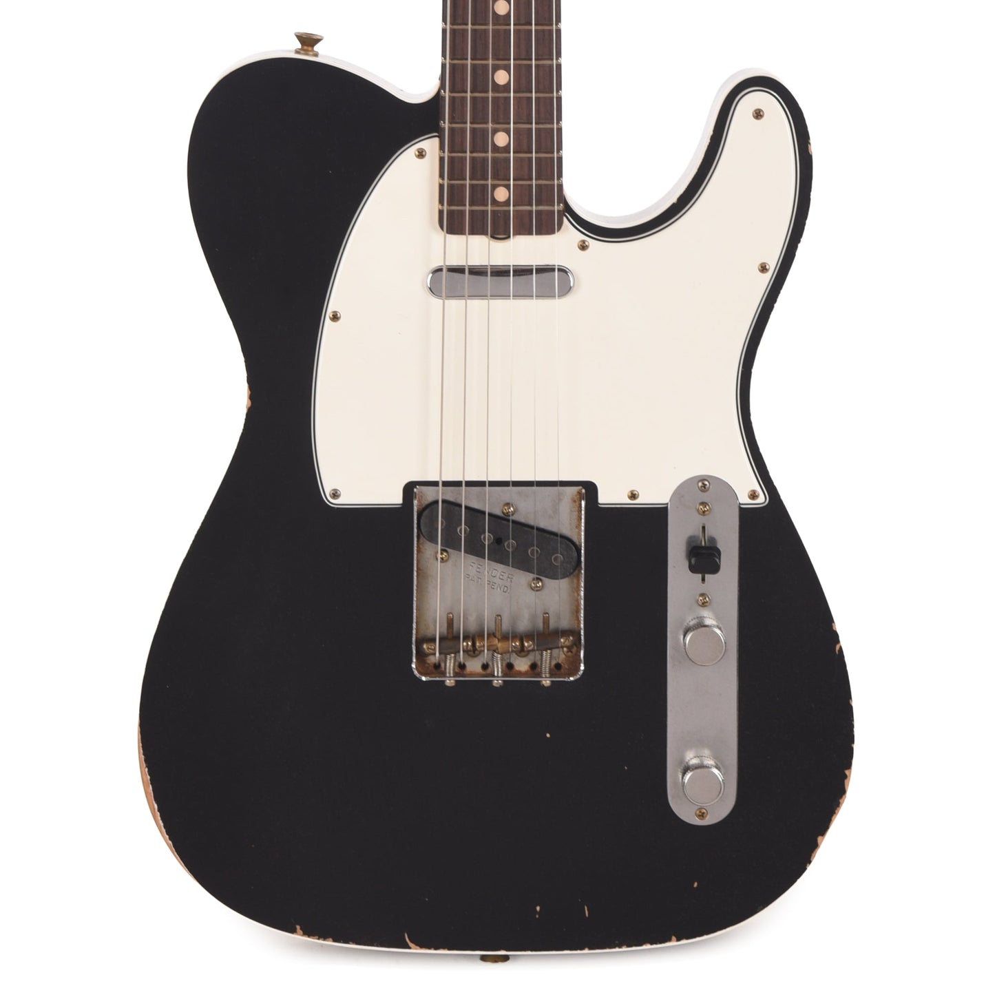 Fender Custom Shop 1963 Custom Telecaster Relic Black Master Built by David Brown w/Josefina Hand-Wound Pickups