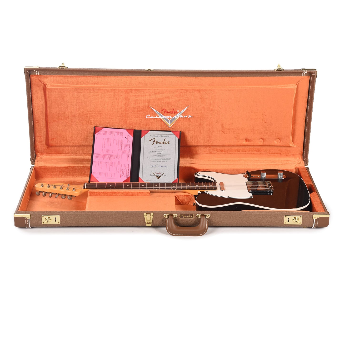 Fender Custom Shop 1963 Custom Telecaster Relic Black Master Built by David Brown w/Josefina Hand-Wound Pickups