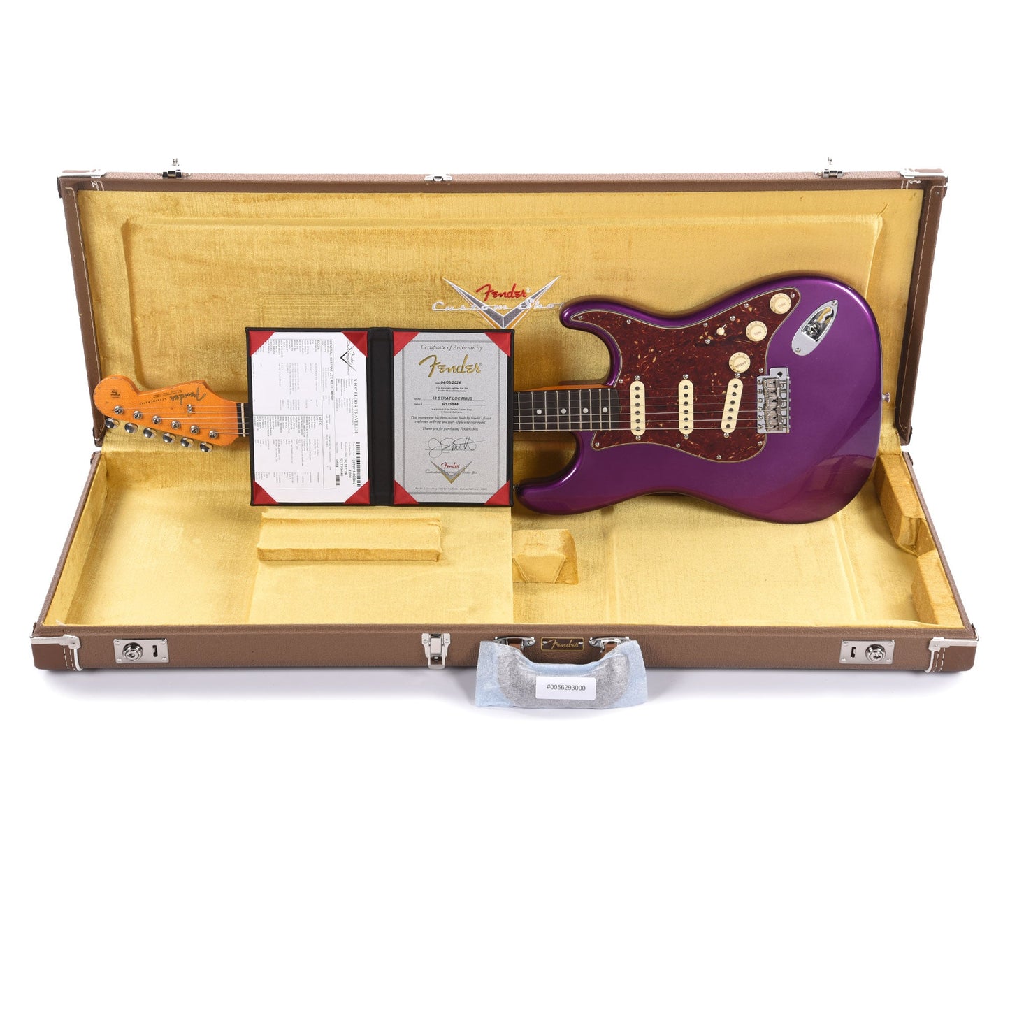 Fender Custom Shop 1963 Stratocaster Deluxe Closet Classic Metallic Purple Master Built by Jason Smith