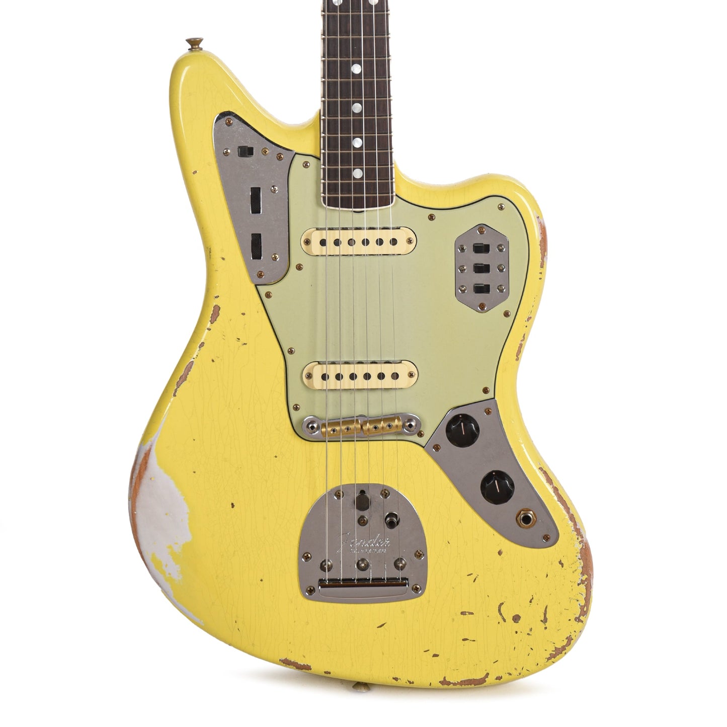 Fender Custom Shop 1965 Jaguar Heavy Relic Faded Graffiti Yellow