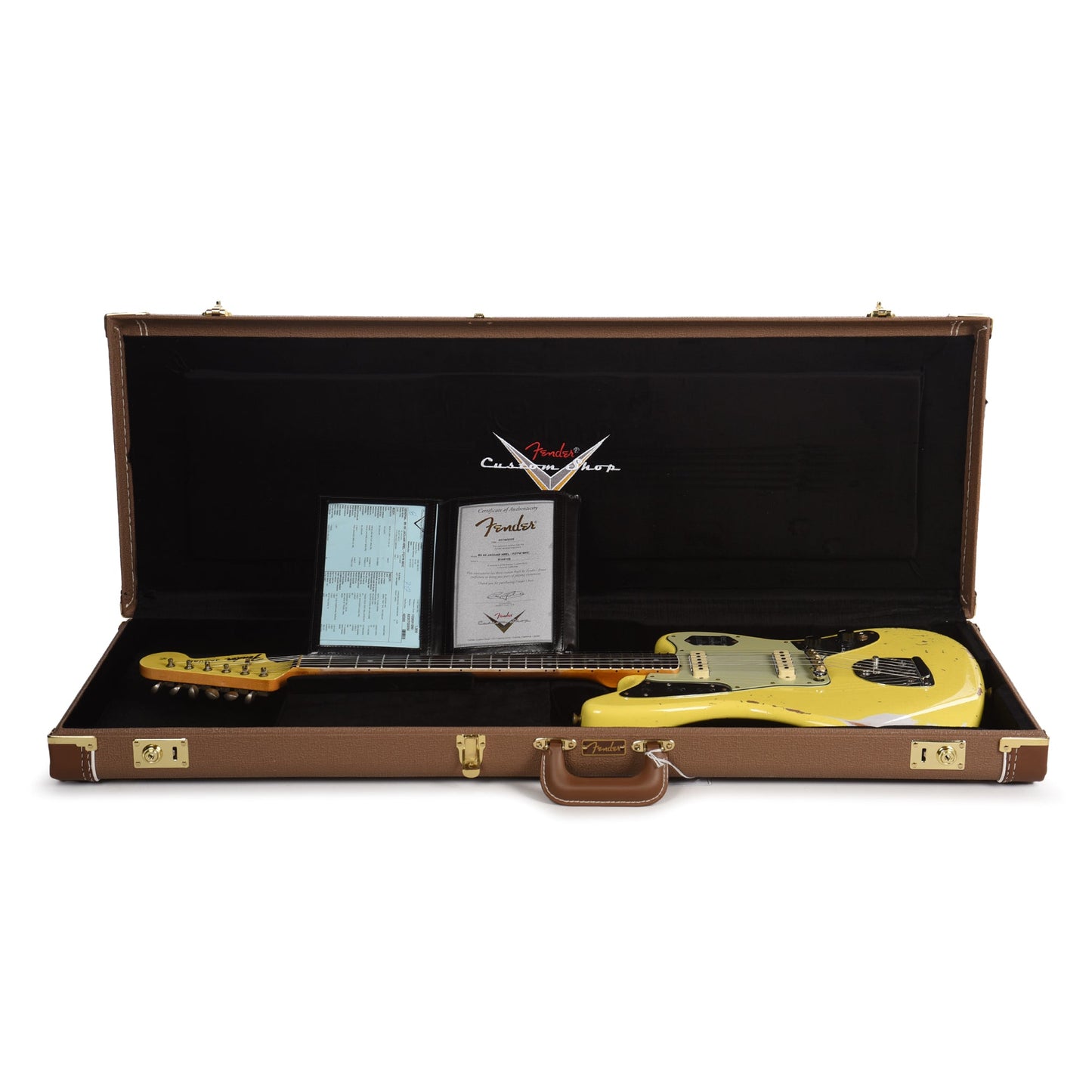 Fender Custom Shop 1965 Jaguar Heavy Relic Faded Graffiti Yellow