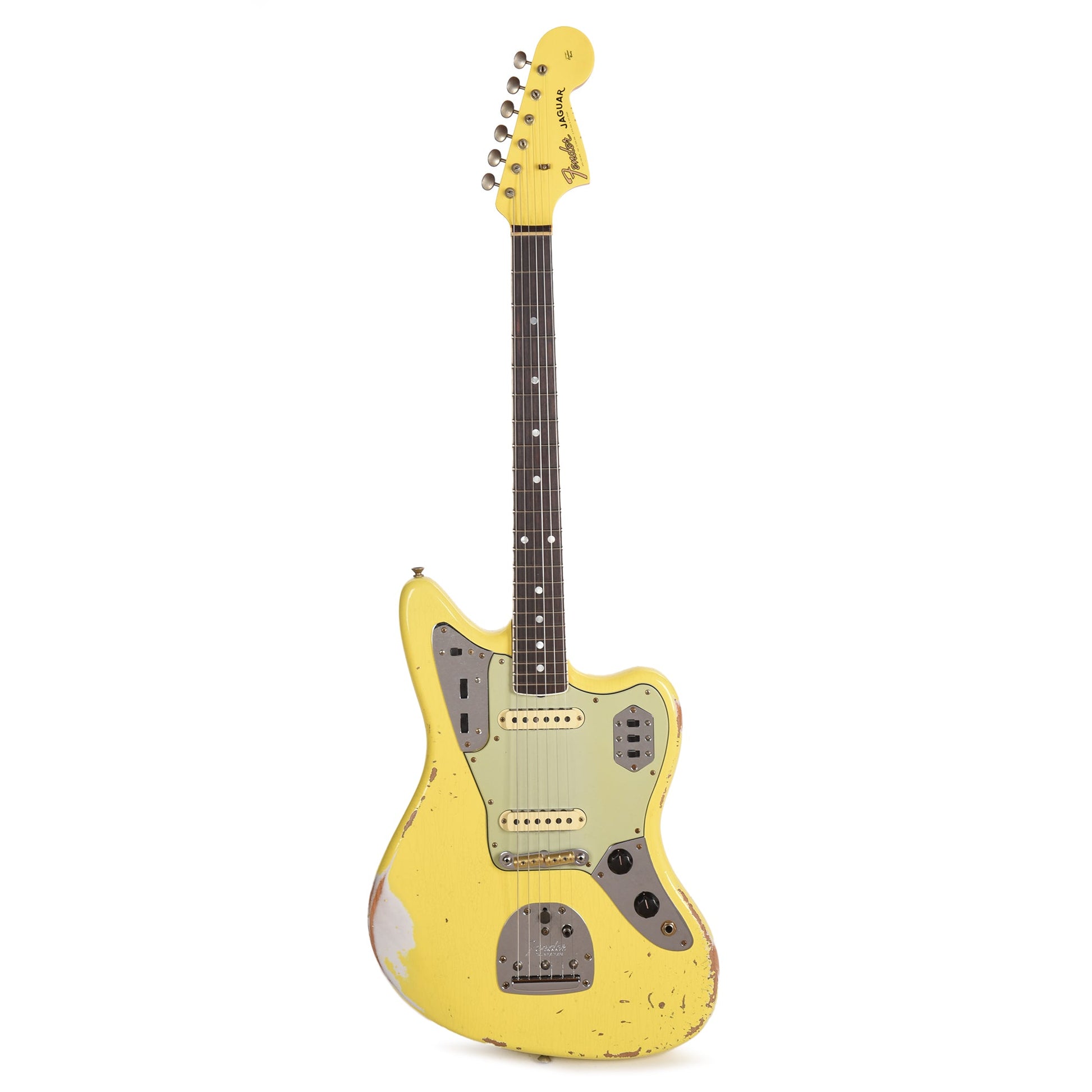 Fender Custom Shop 1965 Jaguar Heavy Relic Faded Graffiti Yellow