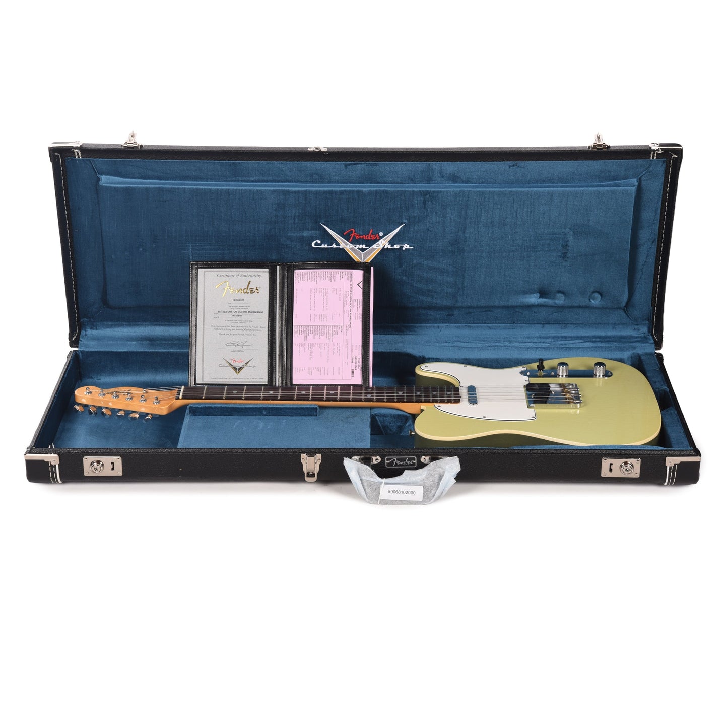 Fender Custom Shop 1968 Custom Telecaster "Chicago Special" Deluxe Closet Classic Aged Smoke Green Top w/Anniversary Green Back & Side