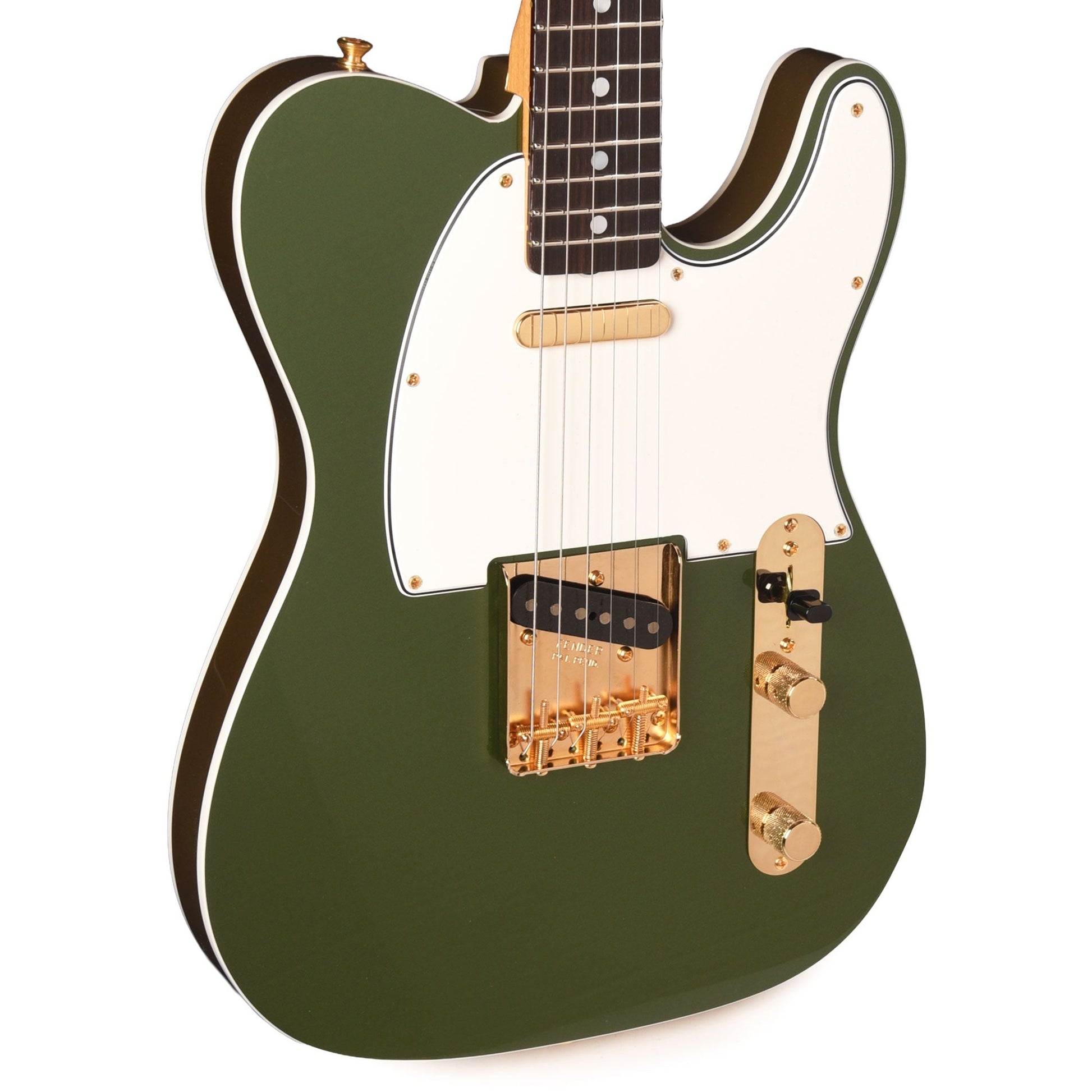 Fender Custom Shop 1968 Custom Telecaster "Chicago Special" NOS Aged Cadillac Green Top & Back w/Aztec Gold Side