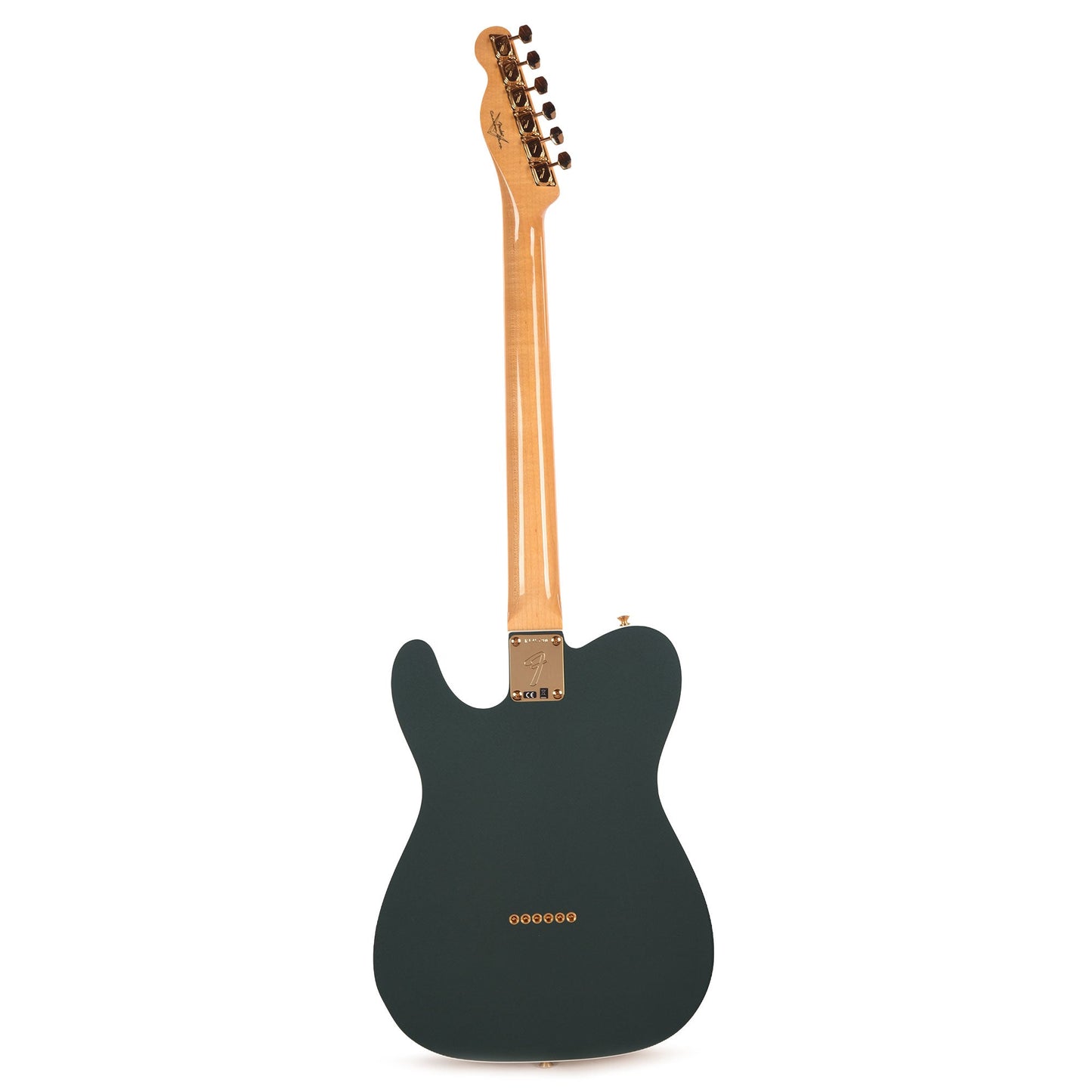 Fender Custom Shop 1968 Custom Telecaster "Chicago Special" NOS Sherwood Green Metallic Top & Back w/Aztec Gold Side