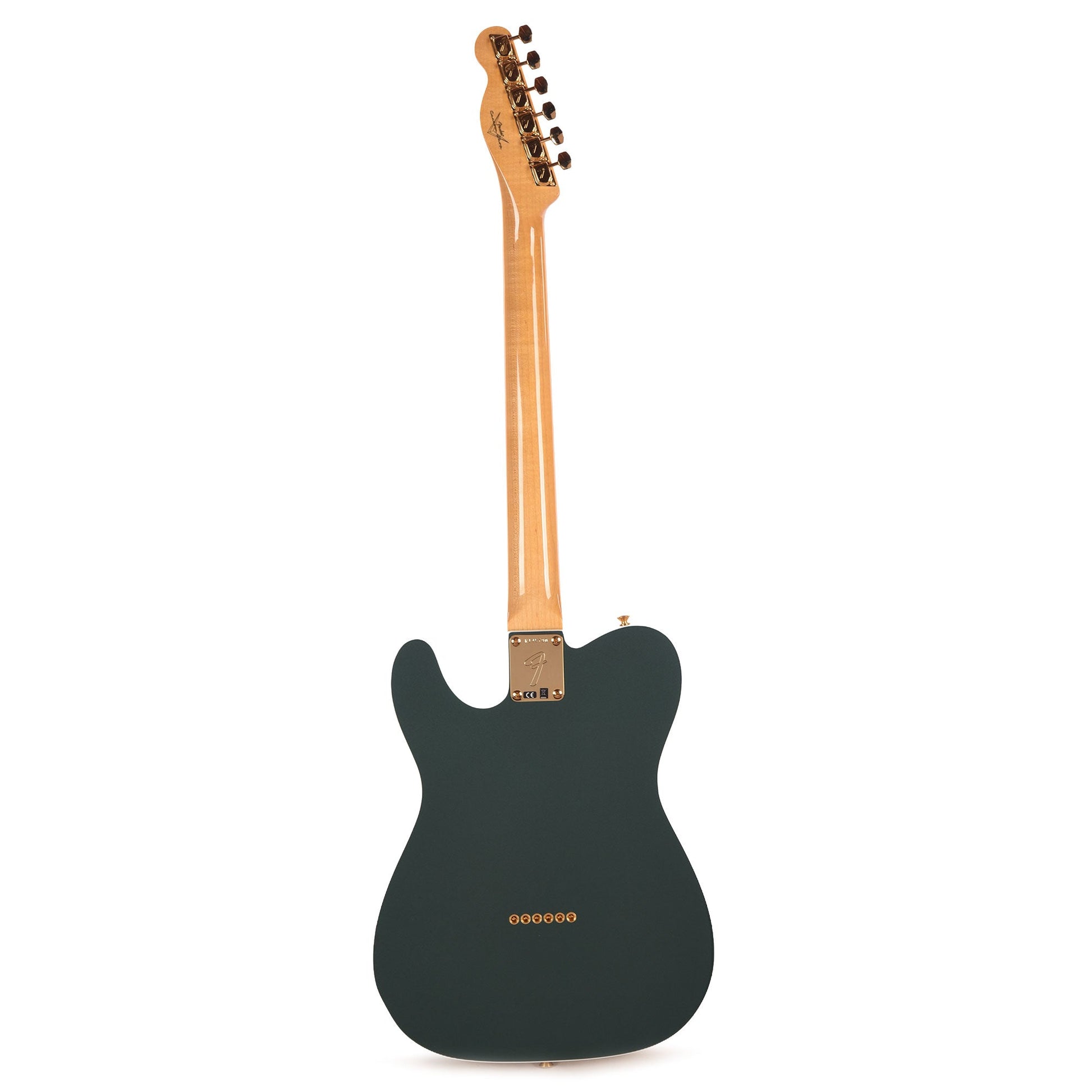 Fender Custom Shop 1968 Custom Telecaster "Chicago Special" NOS Sherwood Green Metallic Top & Back w/Aztec Gold Side