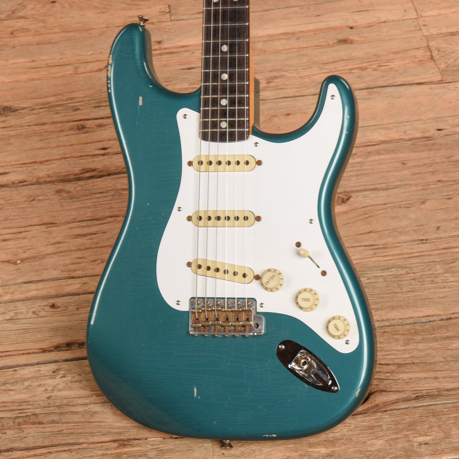 Fender Custom Shop '65 Stratocaster Relic Master Built by Dennis Galuszka Aged Ocean Turquoise 2010