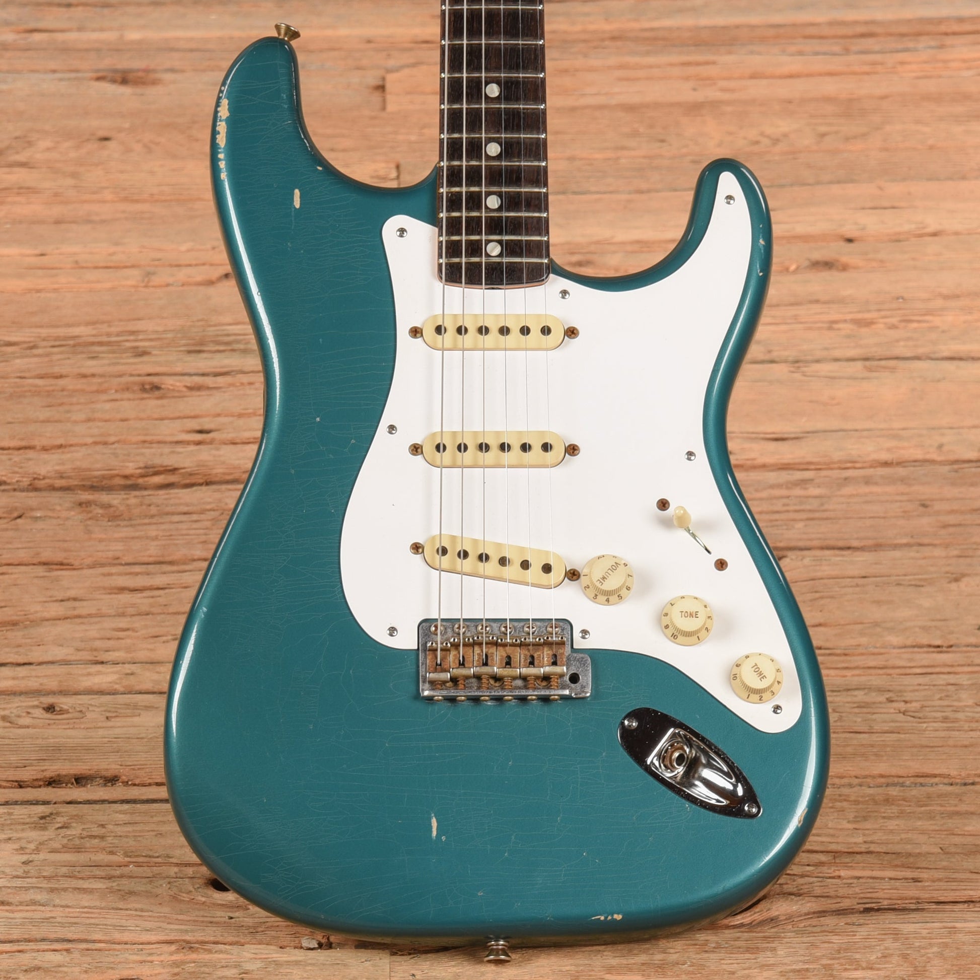 Fender Custom Shop '65 Stratocaster Relic Master Built by Dennis Galuszka Aged Ocean Turquoise 2010