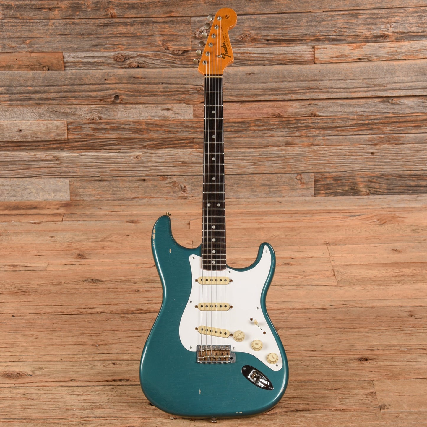 Fender Custom Shop '65 Stratocaster Relic Master Built by Dennis Galuszka Aged Ocean Turquoise 2010