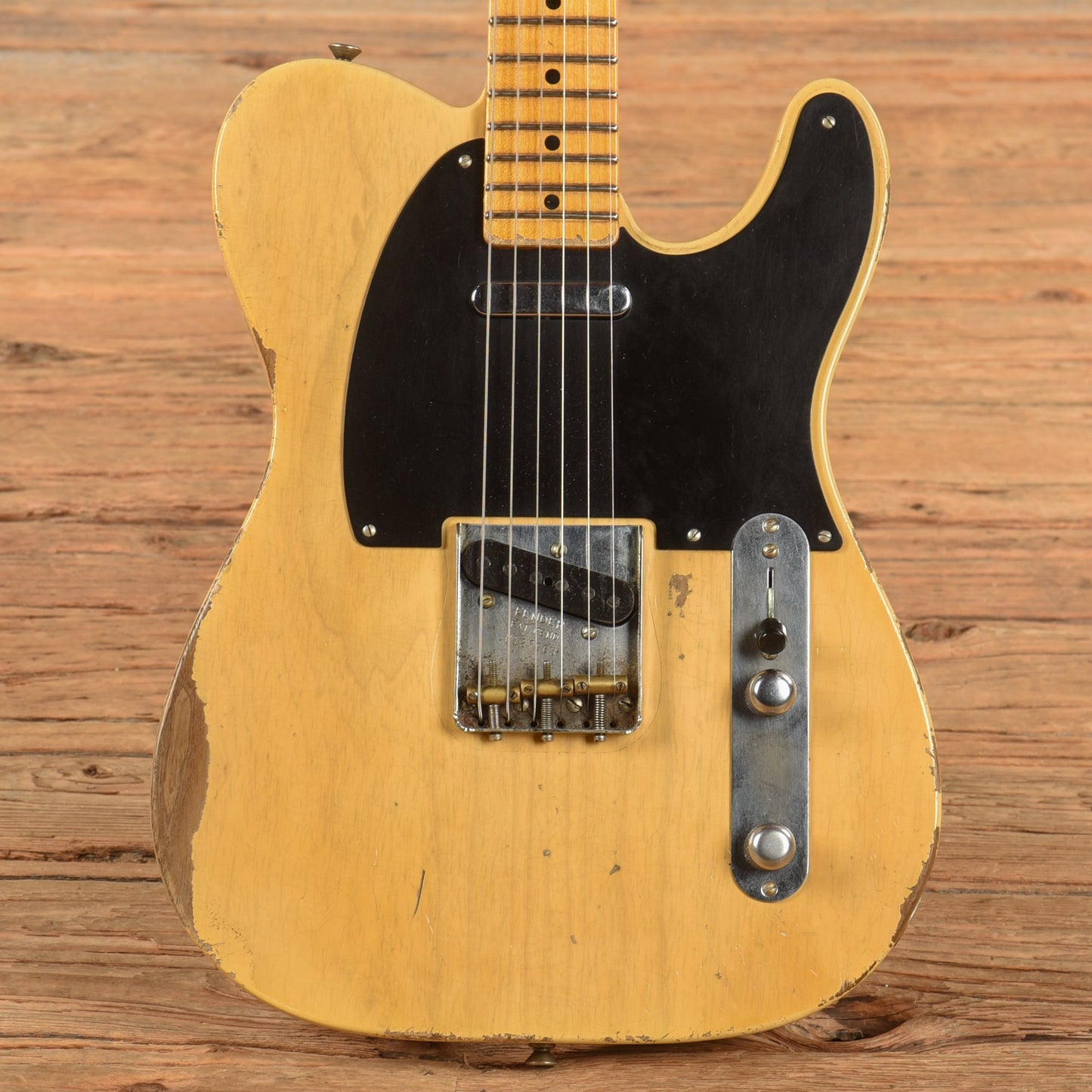 Fender Custom Shop Austin MacNutt Masterbuilt '52 Telecaster Relic "Chicago Special" Faded Aged Nocaster Blonde 2023