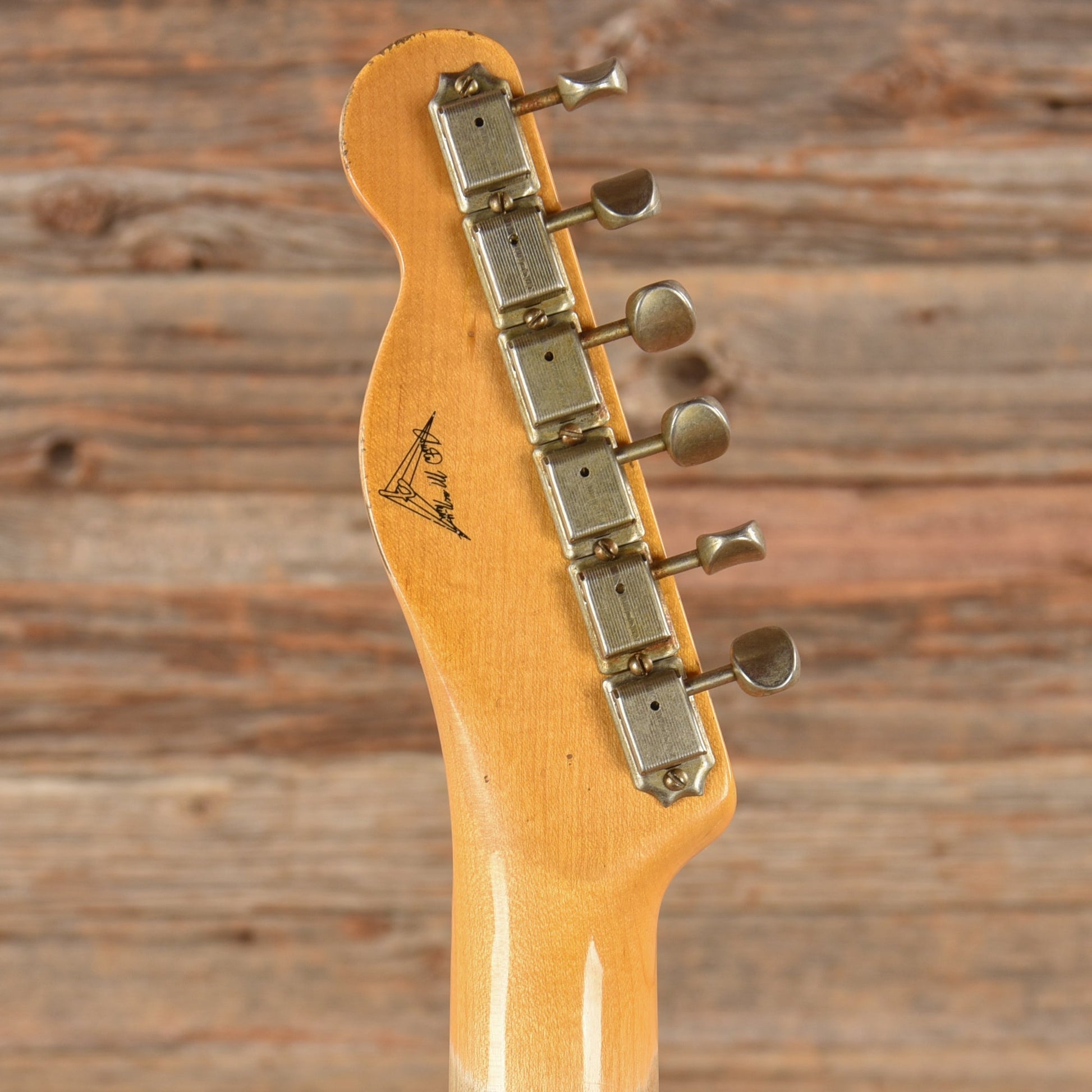 Fender Custom Shop Austin MacNutt Masterbuilt '52 Telecaster Relic "Chicago Special" Faded Aged Nocaster Blonde 2023