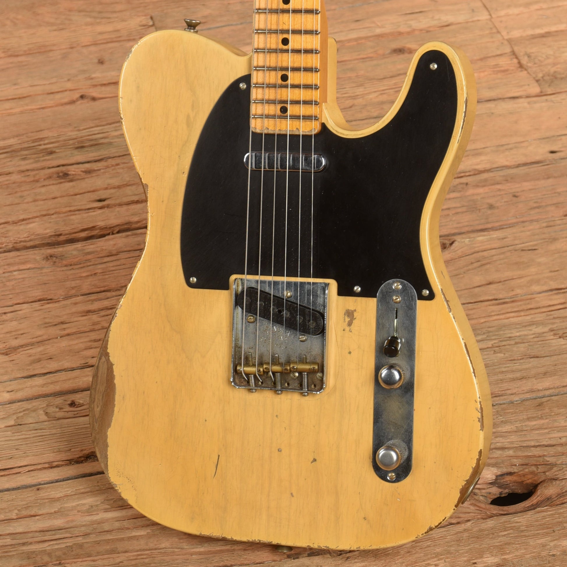 Fender Custom Shop Austin MacNutt Masterbuilt '52 Telecaster Relic "Chicago Special" Faded Aged Nocaster Blonde 2023