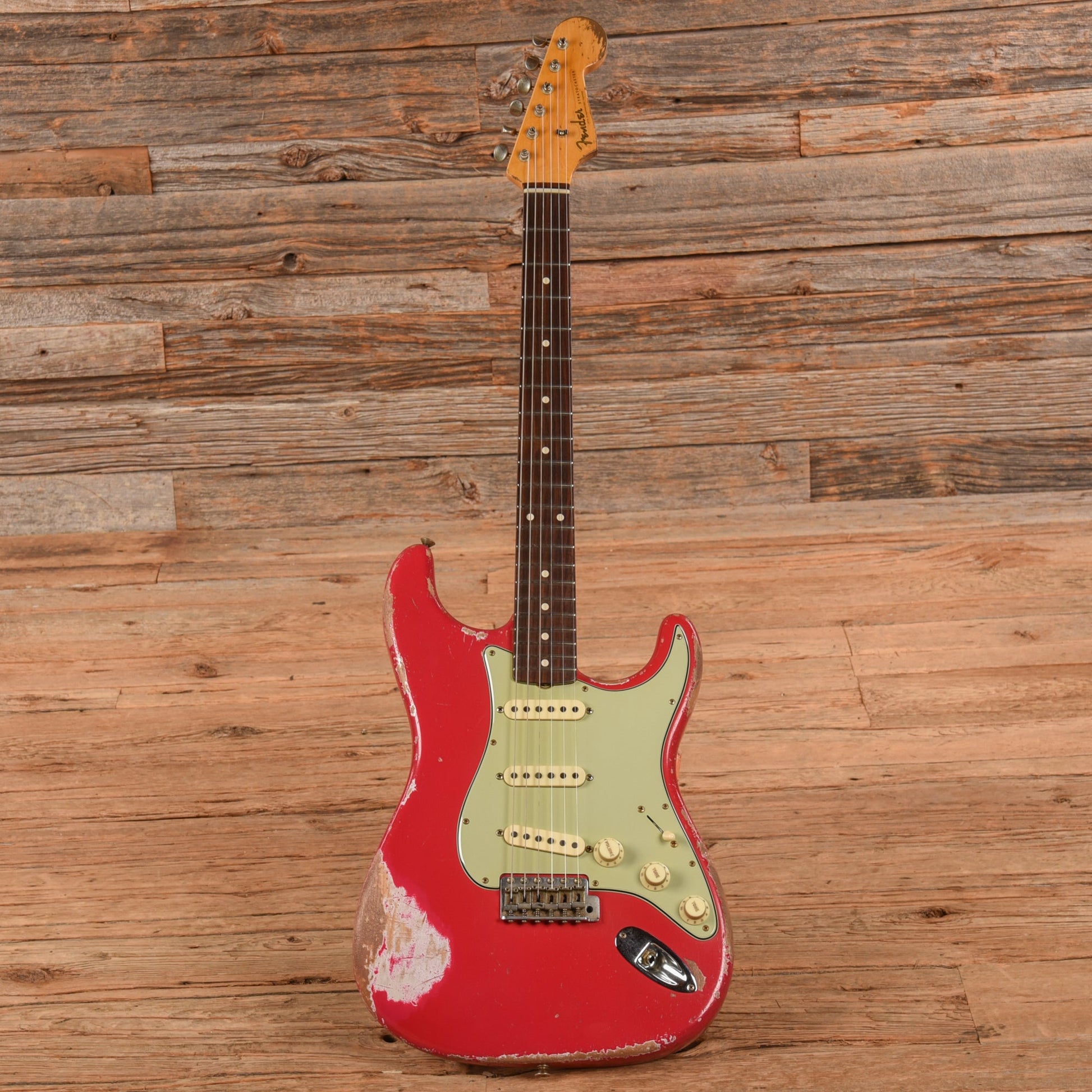 Fender Custom Shop Austin MacNutt Masterbuilt '60 Stratocaster Super Heavy Relic Fiesta Red 2024
