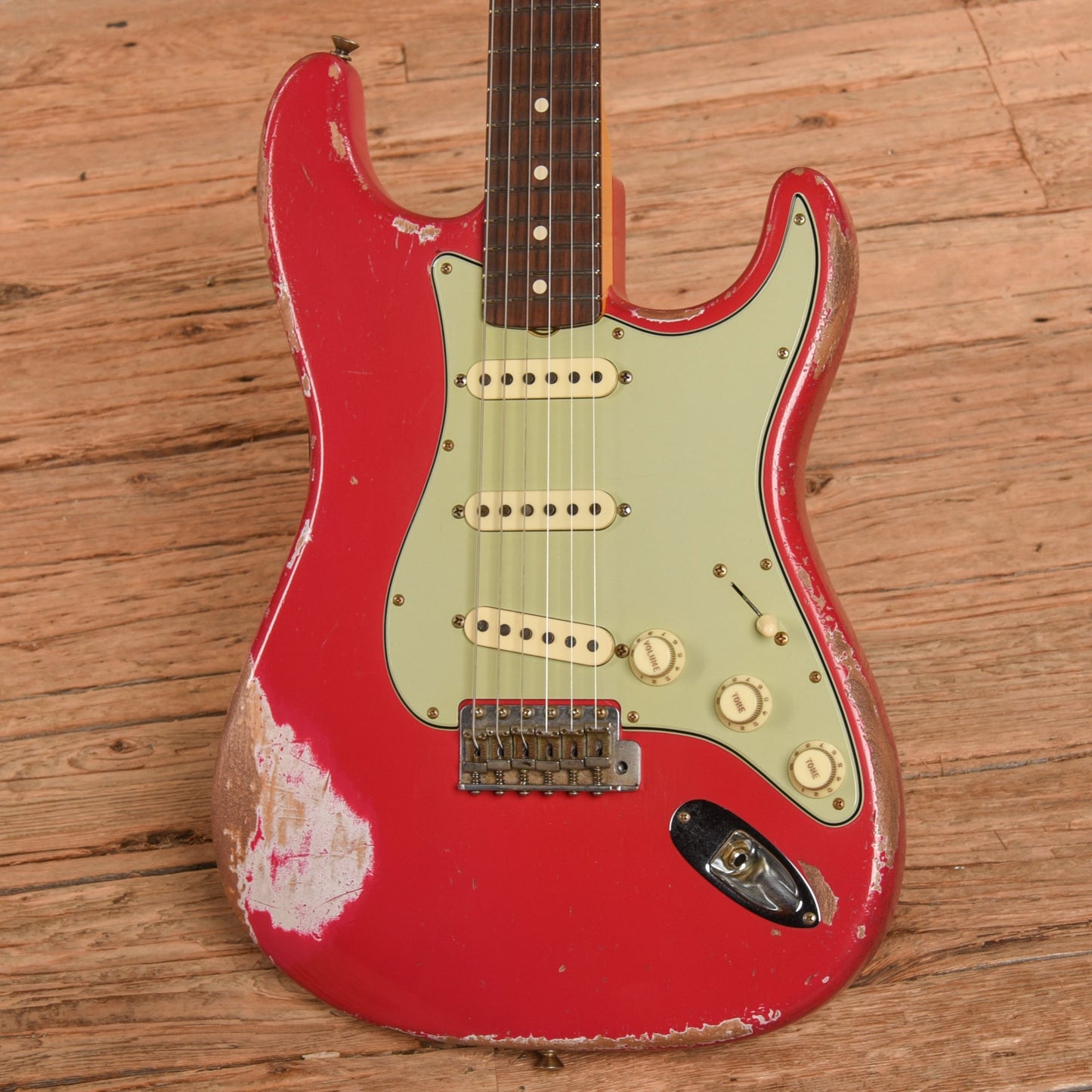 Fender Custom Shop Austin MacNutt Masterbuilt '60 Stratocaster Super Heavy Relic Fiesta Red 2024