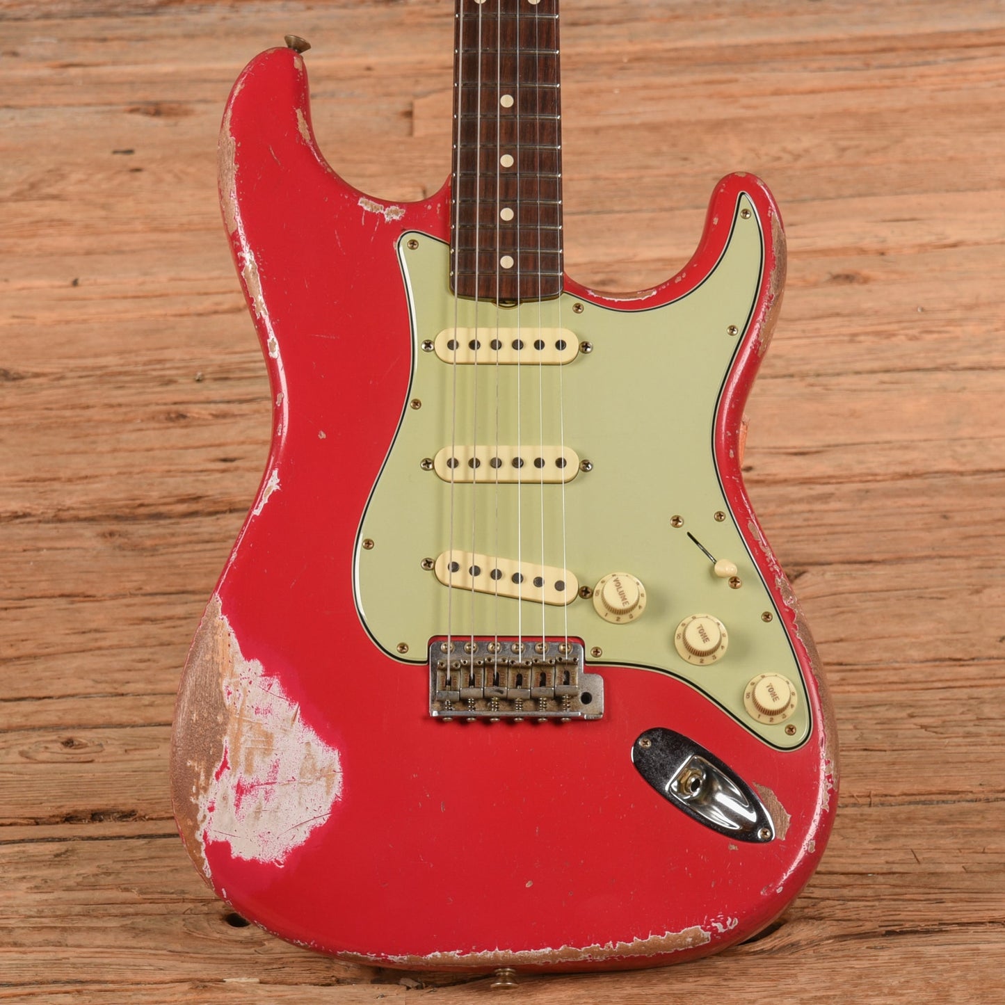 Fender Custom Shop Austin MacNutt Masterbuilt '60 Stratocaster Super Heavy Relic Fiesta Red 2024