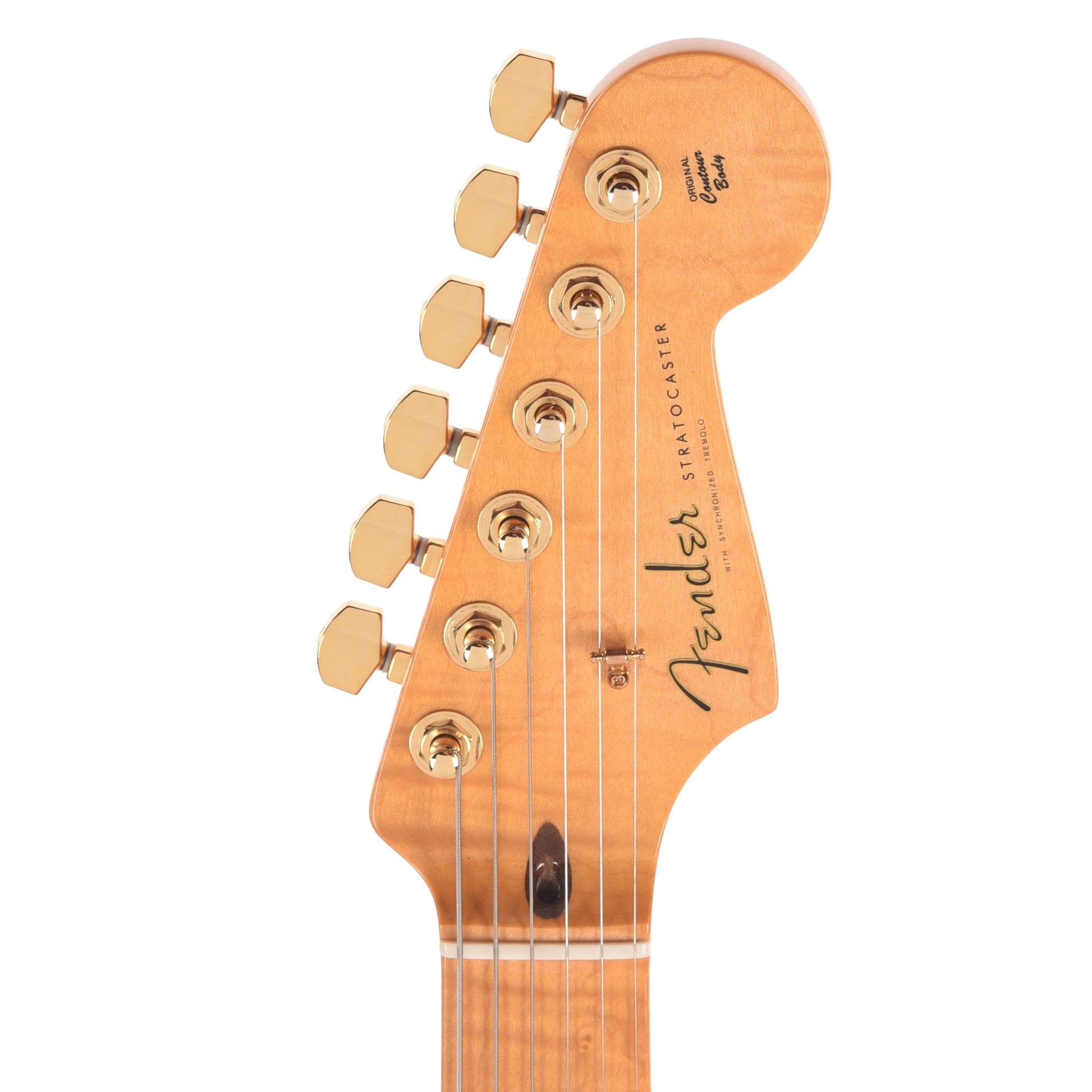 Fender Custom Shop Custom Deluxe Stratocaster NOS AAA Flame Maple Top Purple Transparent w/Lightweight Ash Body & AAA Flame Neck