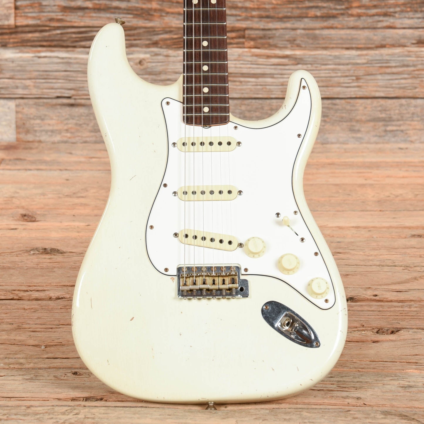 Fender Custom Shop Dennis Galuszka Masterbuilt '63 Stratocaster Journeyman Relic Aged Olympic White 2020