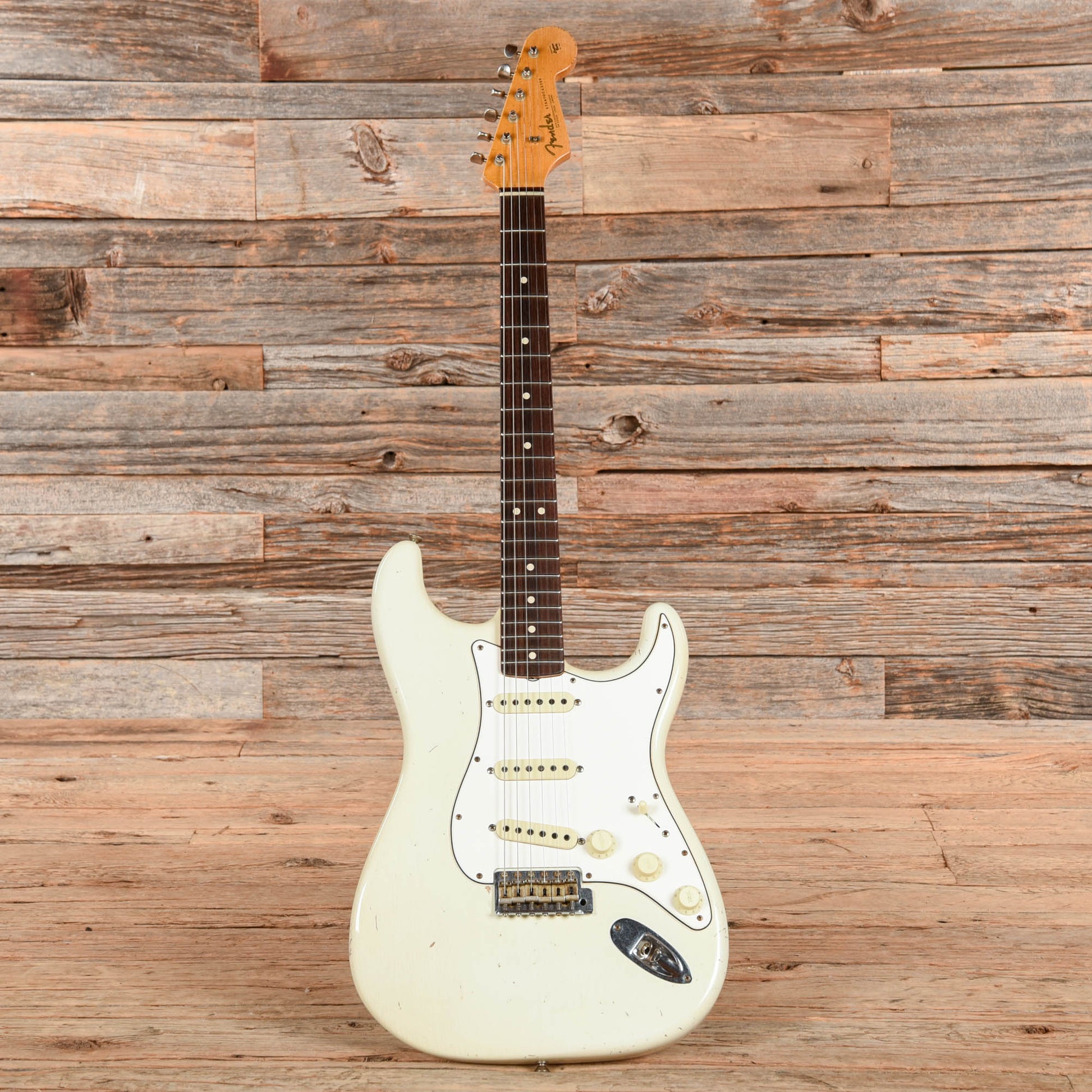Fender Custom Shop Dennis Galuszka Masterbuilt '63 Stratocaster Journeyman Relic Aged Olympic White 2020
