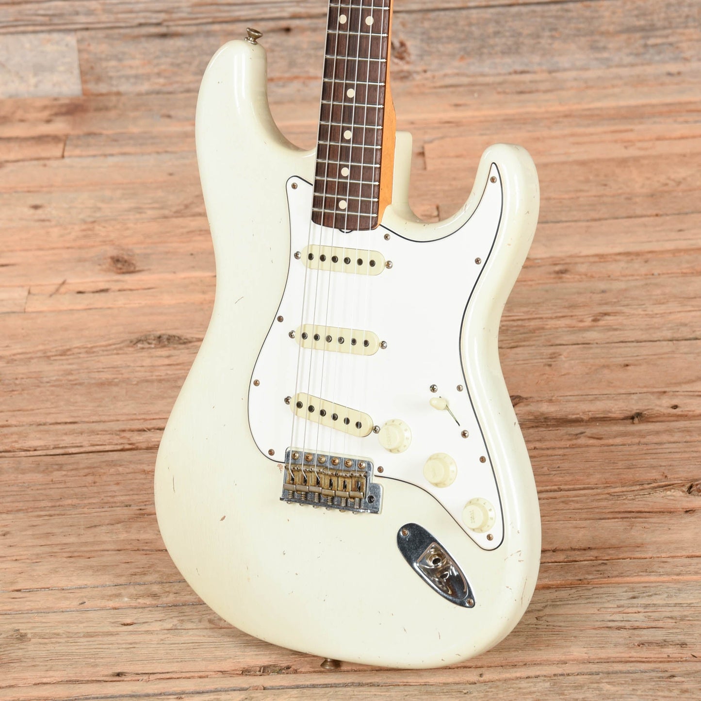 Fender Custom Shop Dennis Galuszka Masterbuilt '63 Stratocaster Journeyman Relic Aged Olympic White 2020