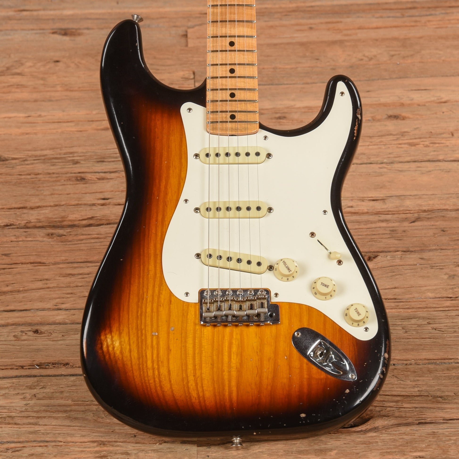 Fender Custom Shop Gregg Fessler Masterbuilt '55 Stratocaster Journeyman Relic Sunburst 2017