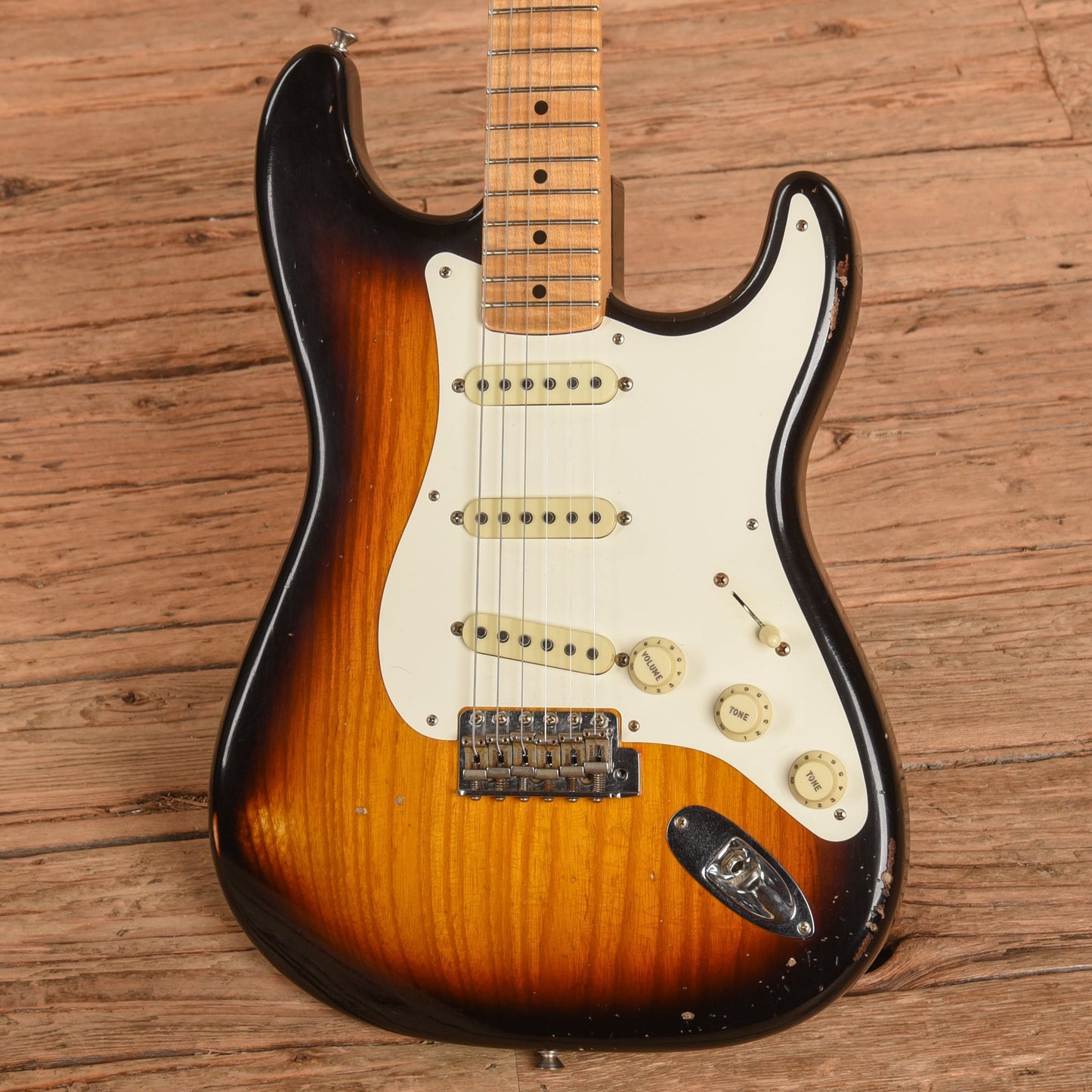 Fender Custom Shop Gregg Fessler Masterbuilt '55 Stratocaster Journeyman Relic Sunburst 2017