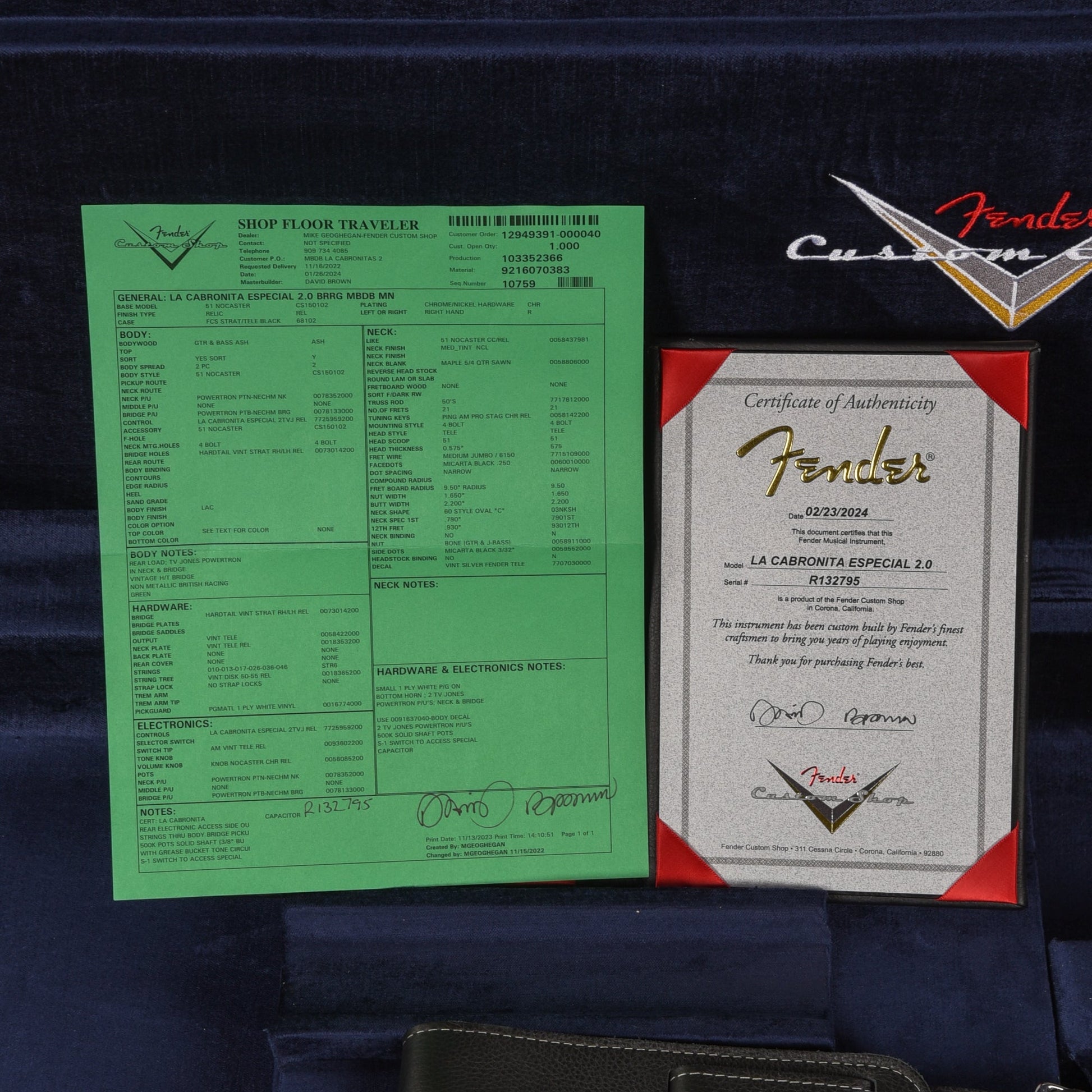 Fender Custom Shop La Cabronita Especial 2.0 Master Built by David Brown British Racing Green 2024