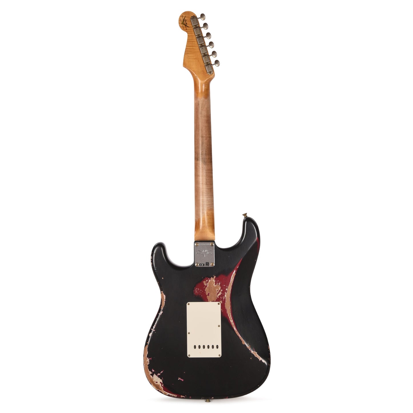 Fender Custom Shop Limited Edition '59 Stratocaster HSS Black Pearl over Midnight Wine Heavy Relic w/Seymour Duncan '59 Humbucker