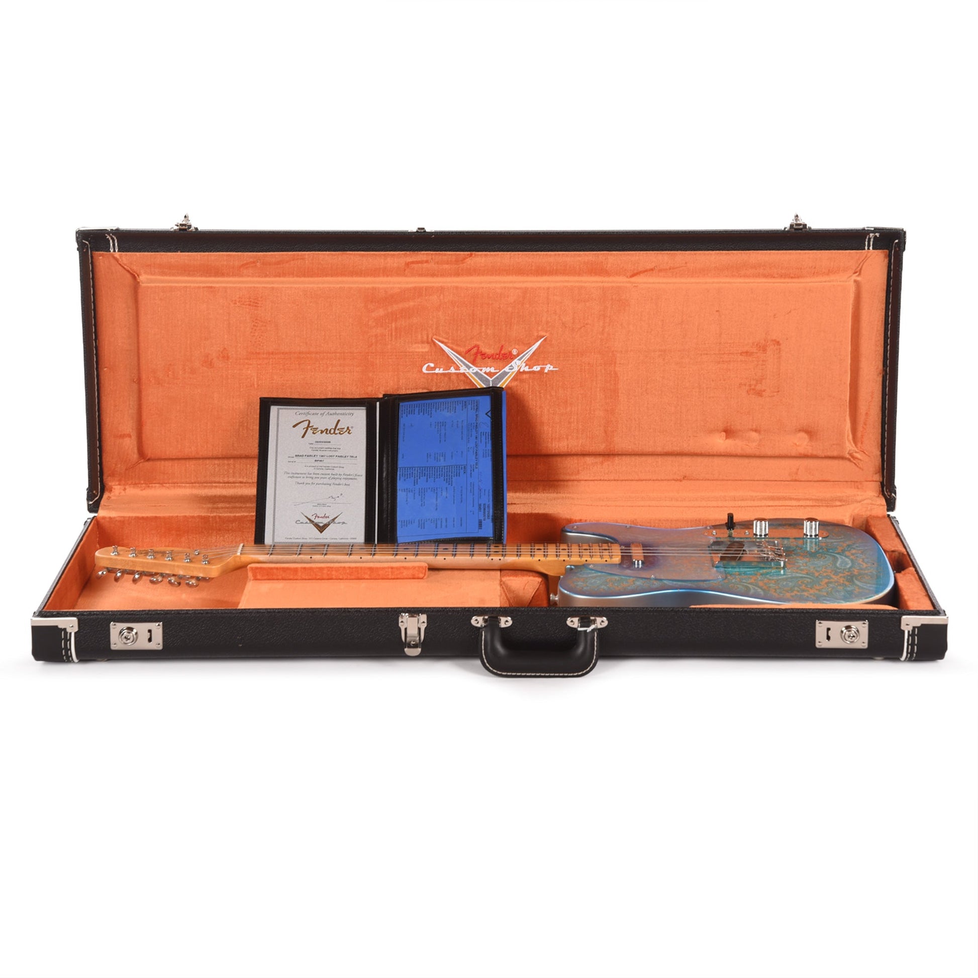 Fender Custom Shop Limited Edition Brad Paisley 1967 "Lost Paisley" Telecaster Blue Paisley