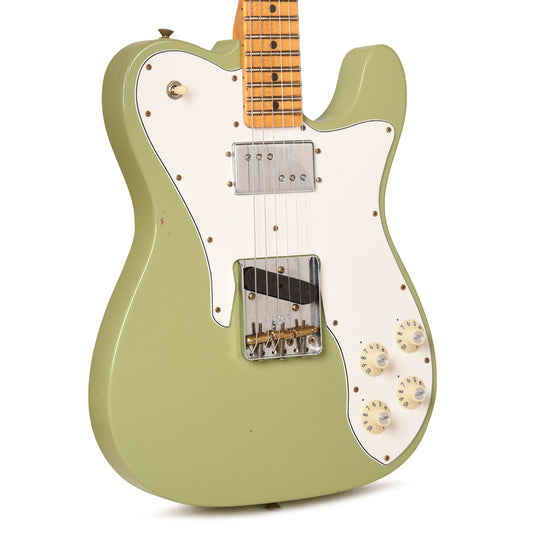 Fender Custom Shop Limited Edition Telecaster Custom Faded Aged Sweet Pea Green Journeyman Relic w/CuNiFe Humbucker