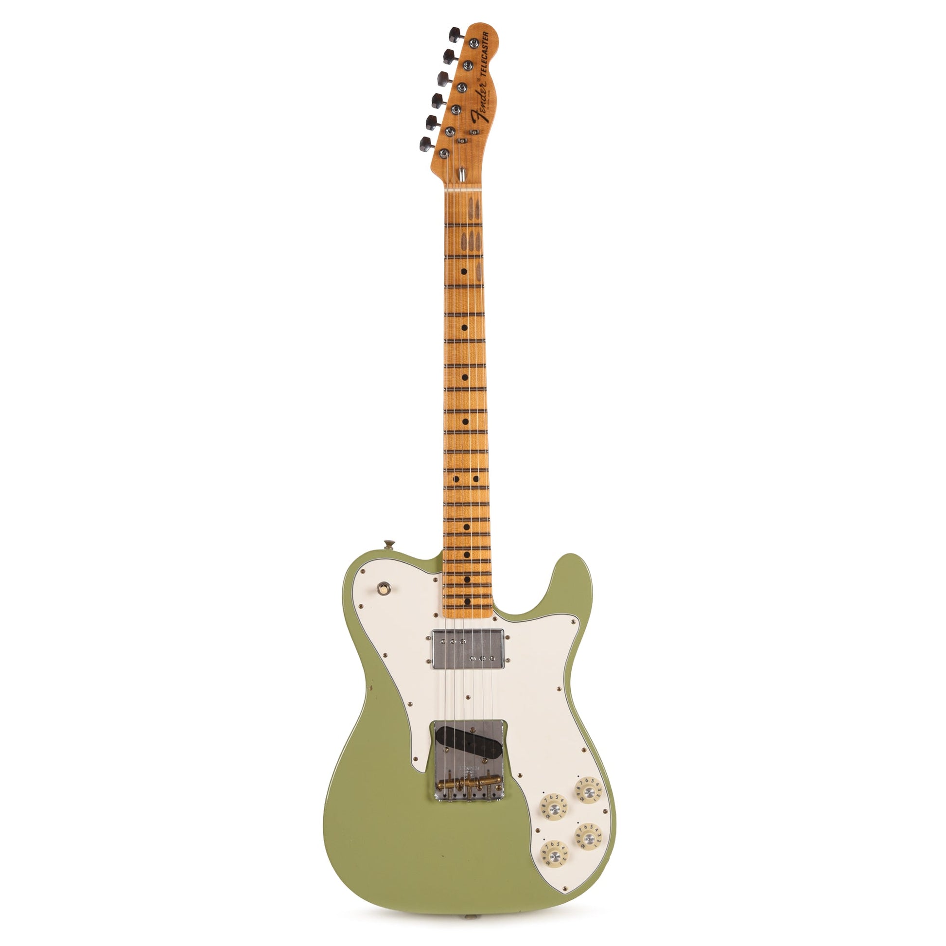 Fender Custom Shop Limited Edition Telecaster Custom Faded Aged Sweet Pea Green Journeyman Relic w/CuNiFe Humbucker