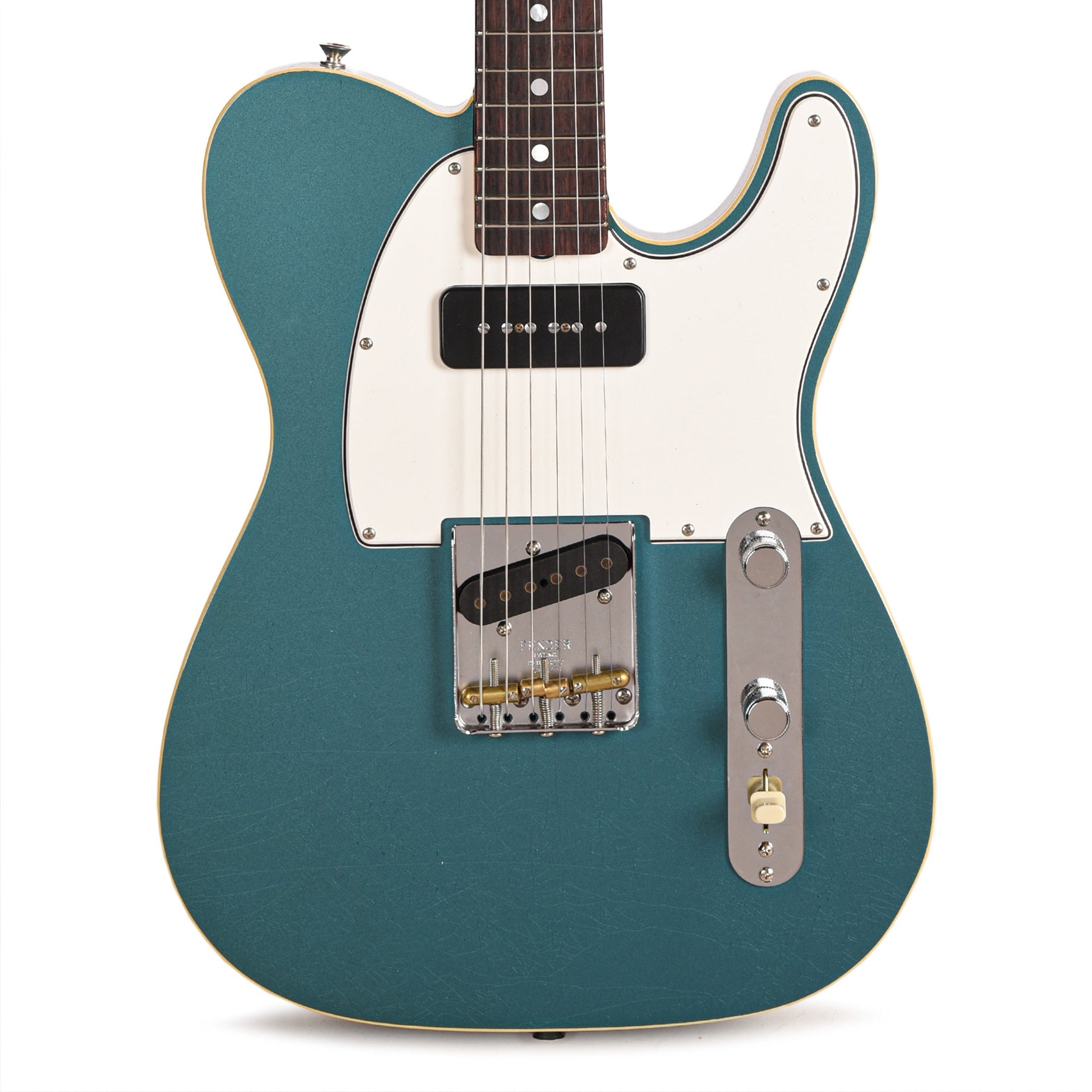 Fender Custom Shop LTD Custom Double Esquire Deluxe Closet Classic Aged Ocean Turquoise