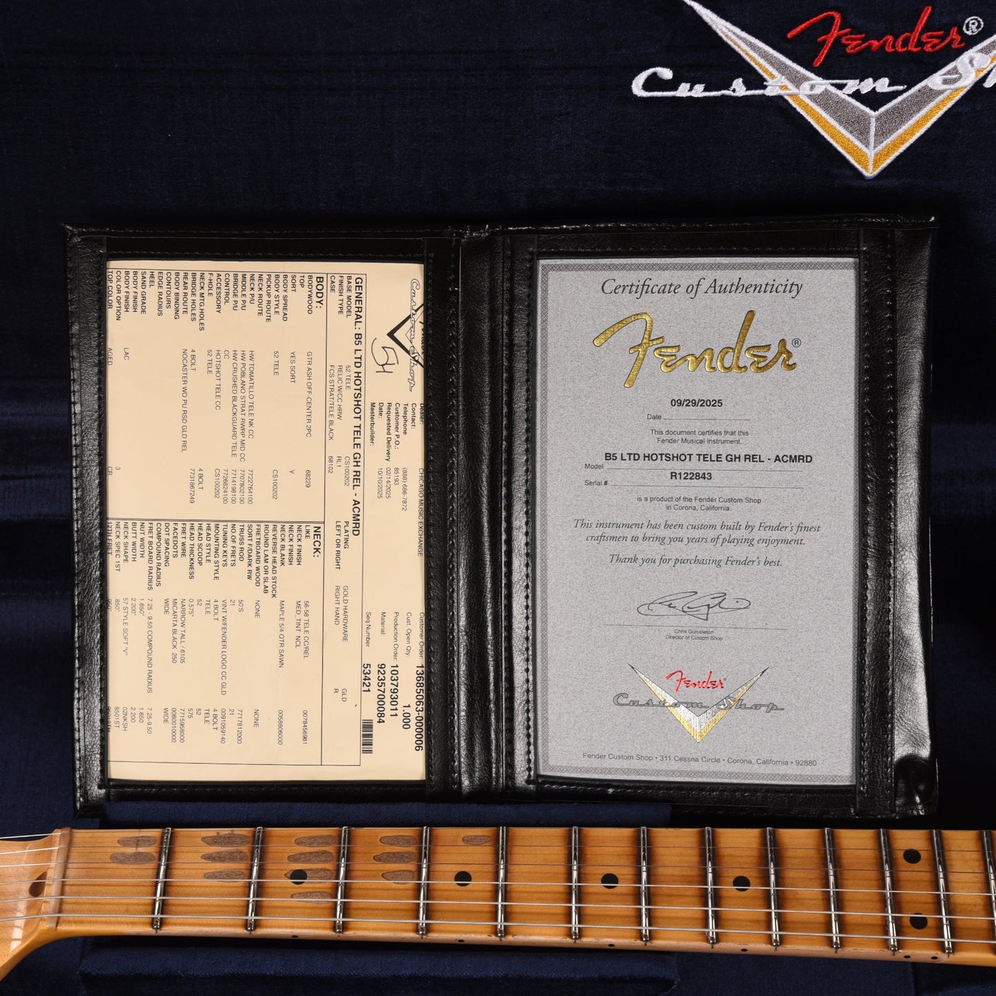 Fender Custom Shop LTD Hotshot Telecaster Relic Aged Cimmaron Red