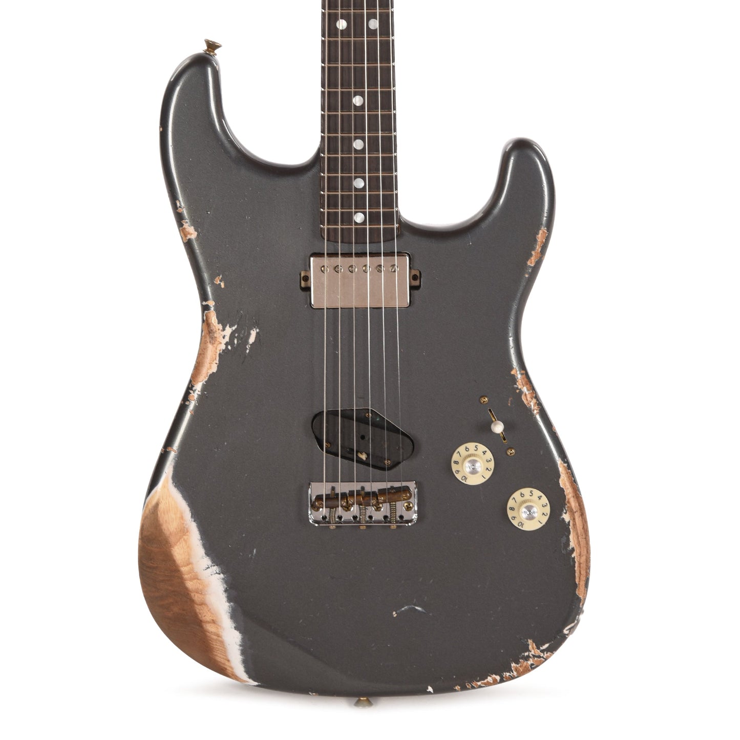 Fender Custom Shop LTD Stratocaster SH Heavy Relic Aged Charcoal Frost Metallic