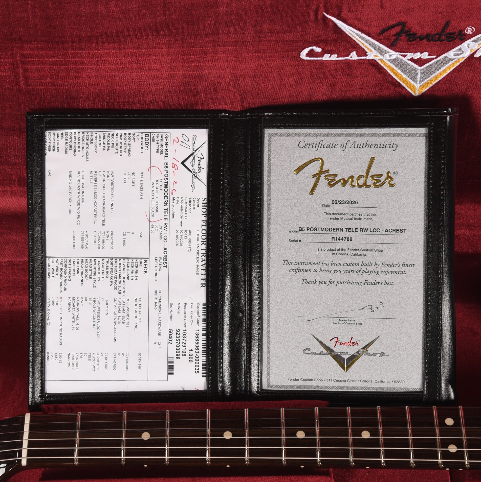 Fender Custom Shop Postmodern Telecaster Deluxe Closet Classic Aged Crimson Burst