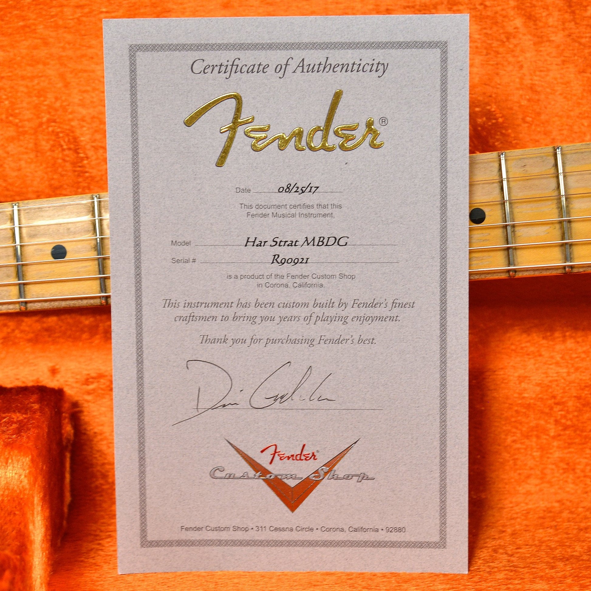 Fender Custom Shop "Private Collection" H.A.R. Stratocaster Master Built by Dennis Galuszka