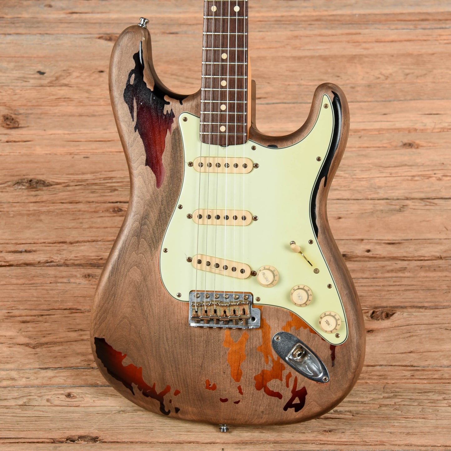Fender Custom Shop Rory Ghallager Stratocaster Sunburst 2005  - Dave Amato of REO Speedwagon